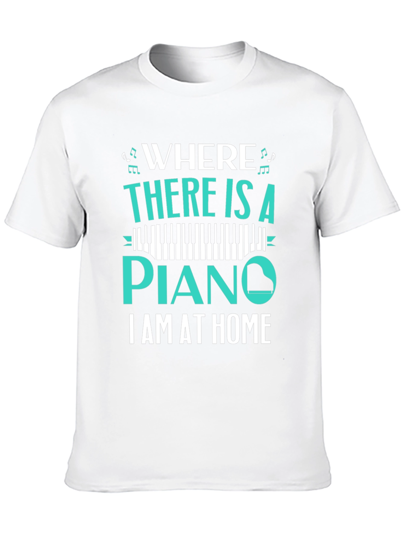 Piano Home T-Shirt - Music Lover Tee