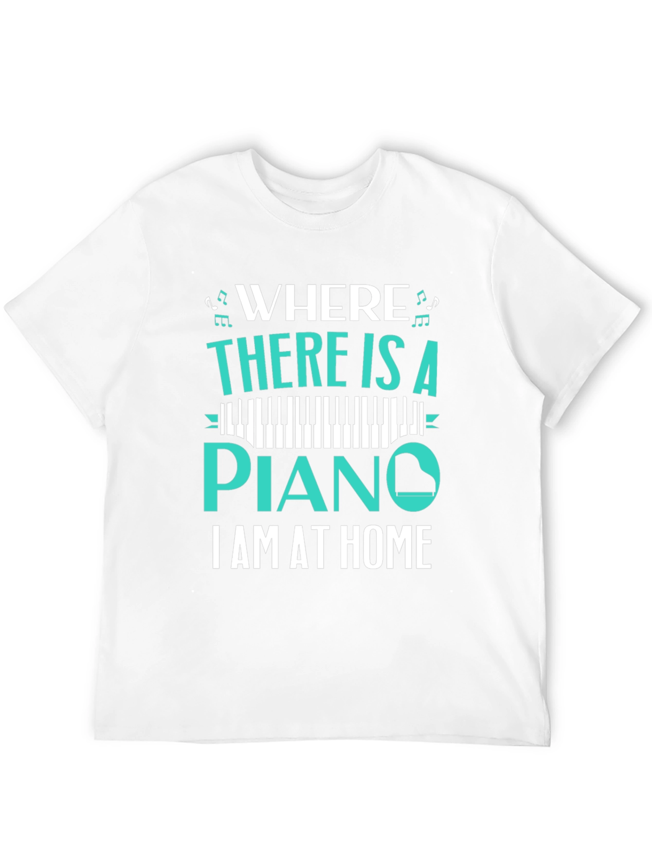 Piano Home T-Shirt - Music Lover Tee