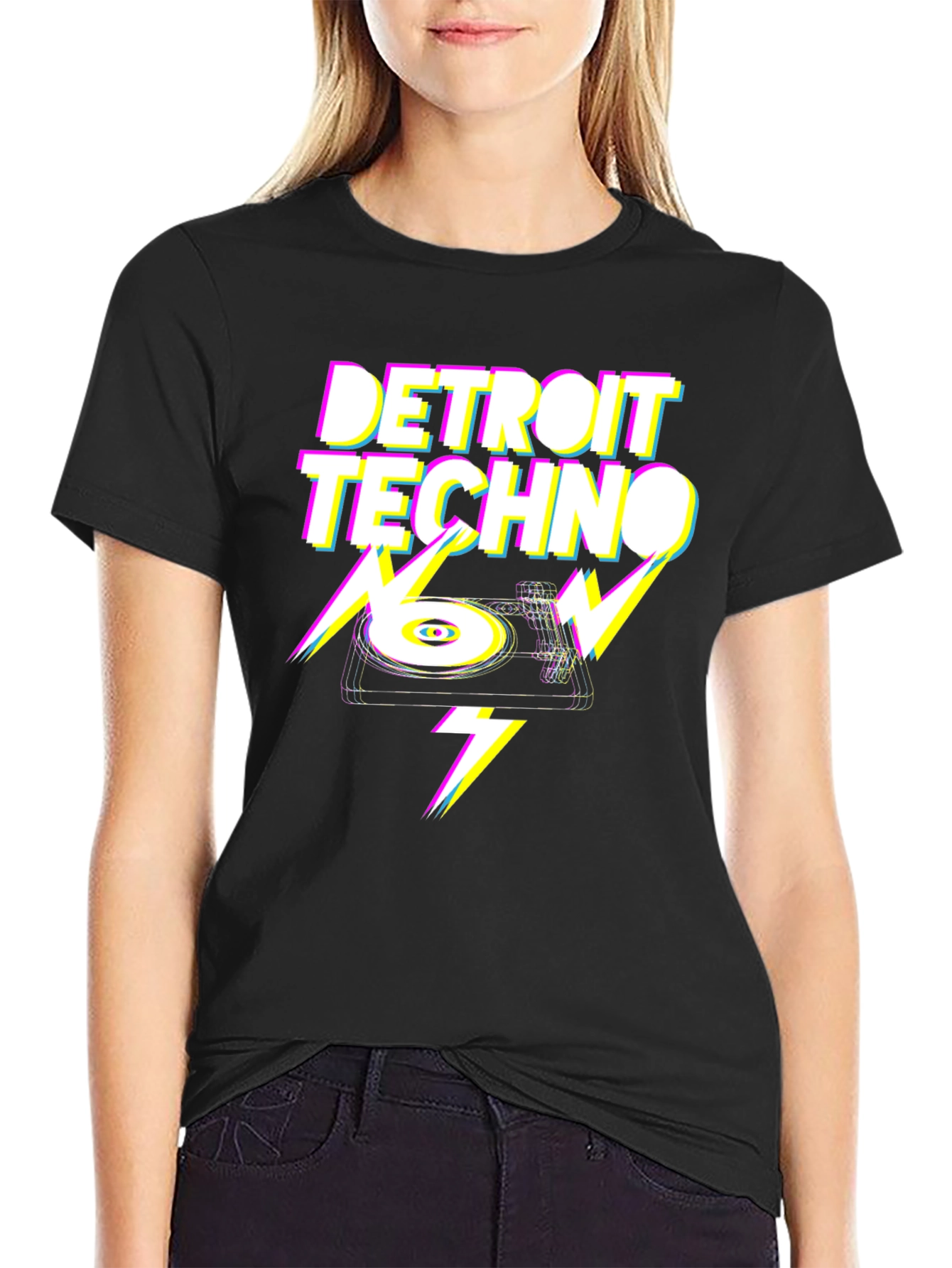 Detroit Techno Glitch T-Shirt