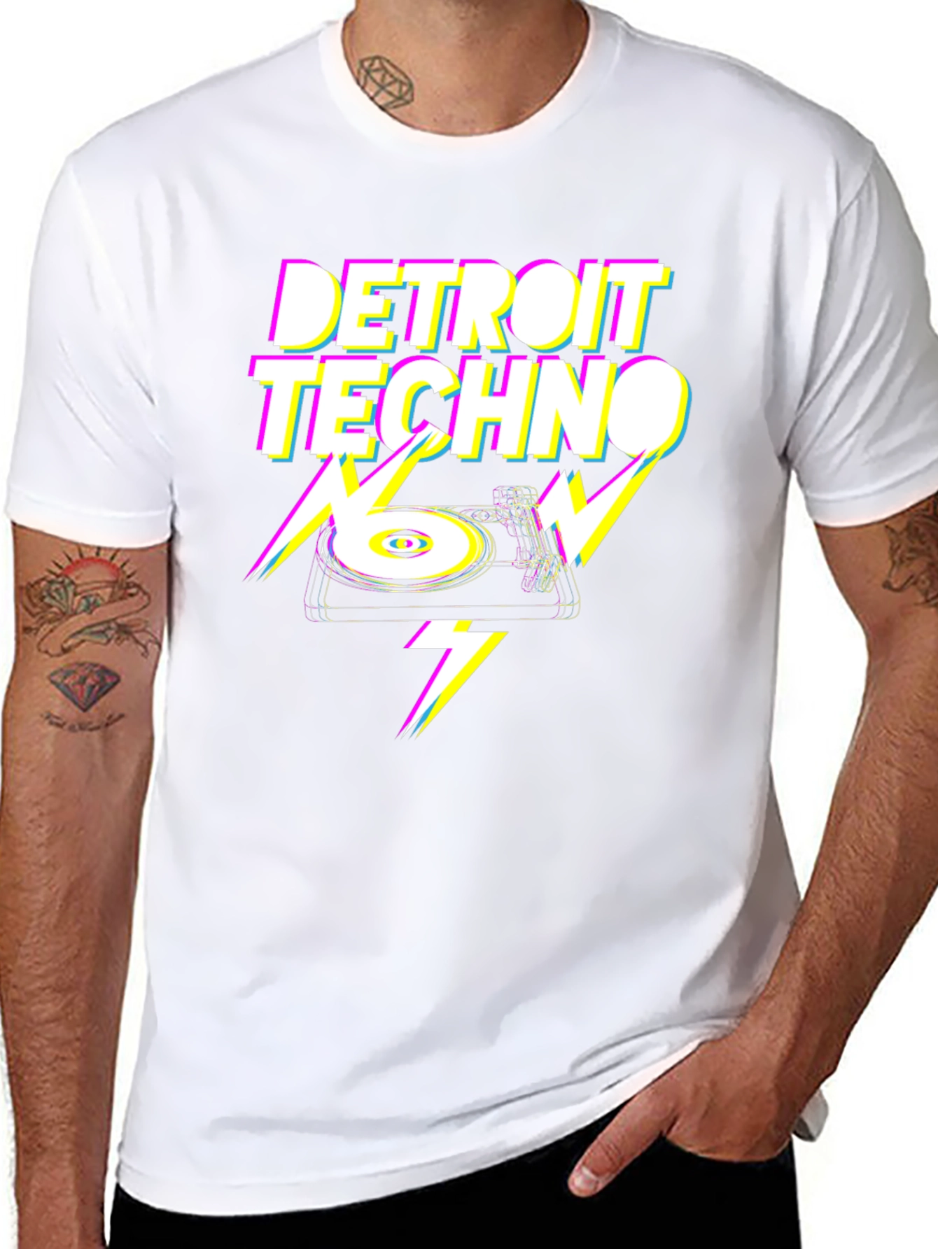 Detroit Techno Glitch T-Shirt