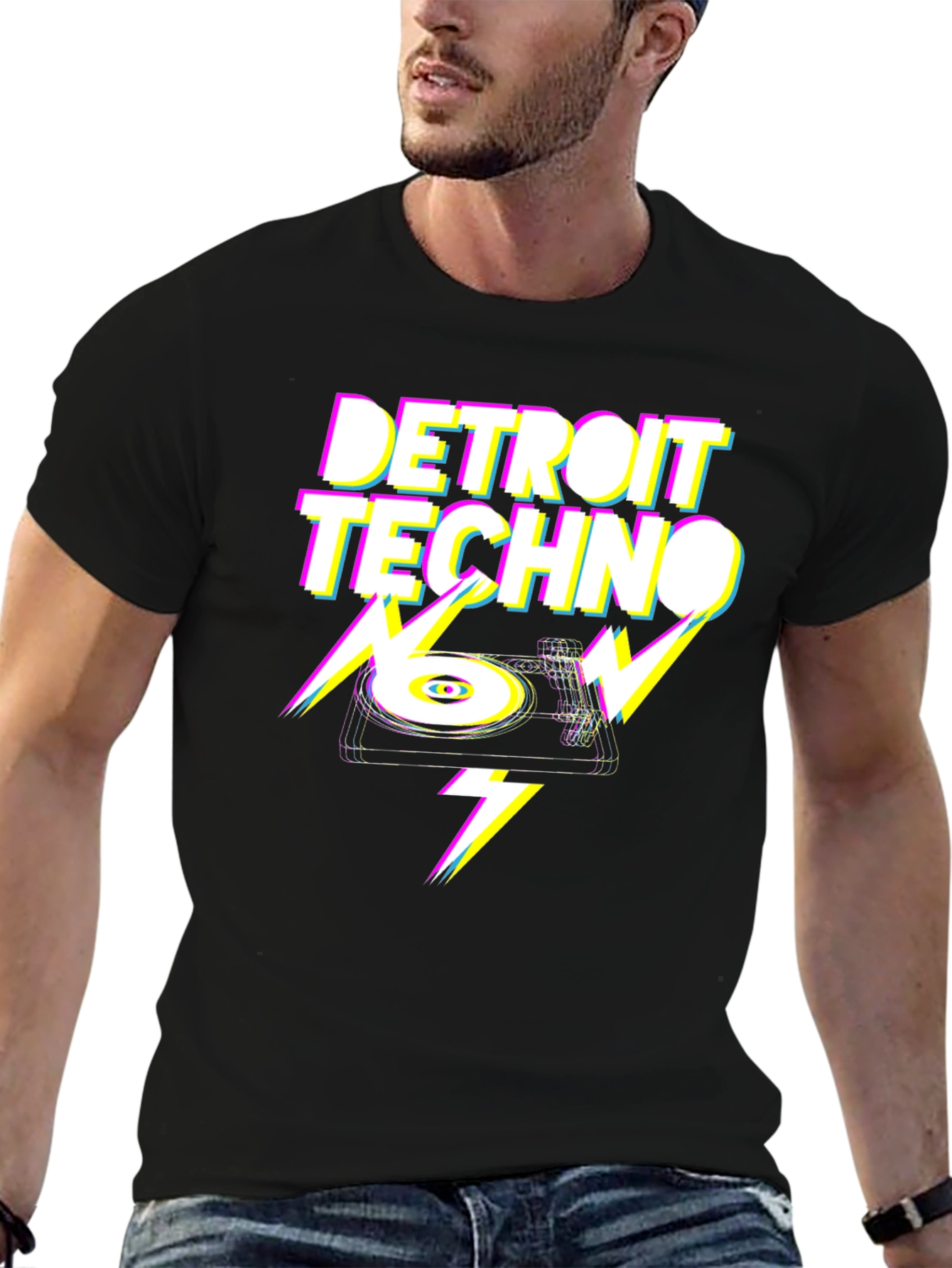 Detroit Techno Glitch T-Shirt