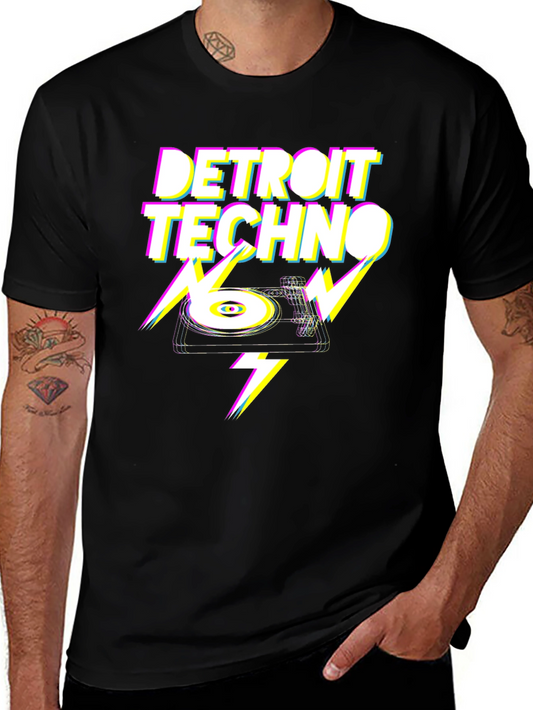 Detroit Techno Glitch T-Shirt