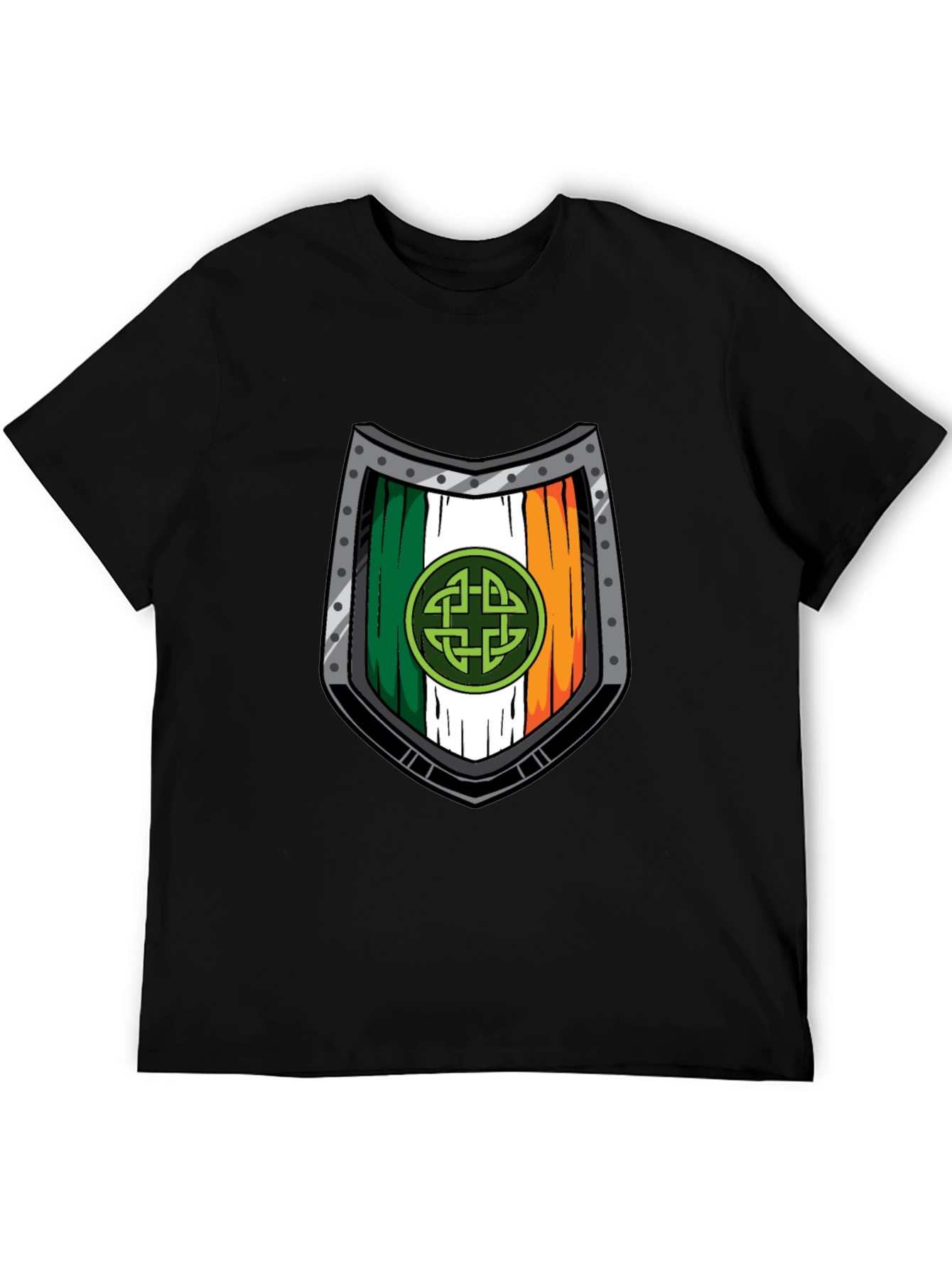 Irish Shield T-Shirt - Celtic Knot Design