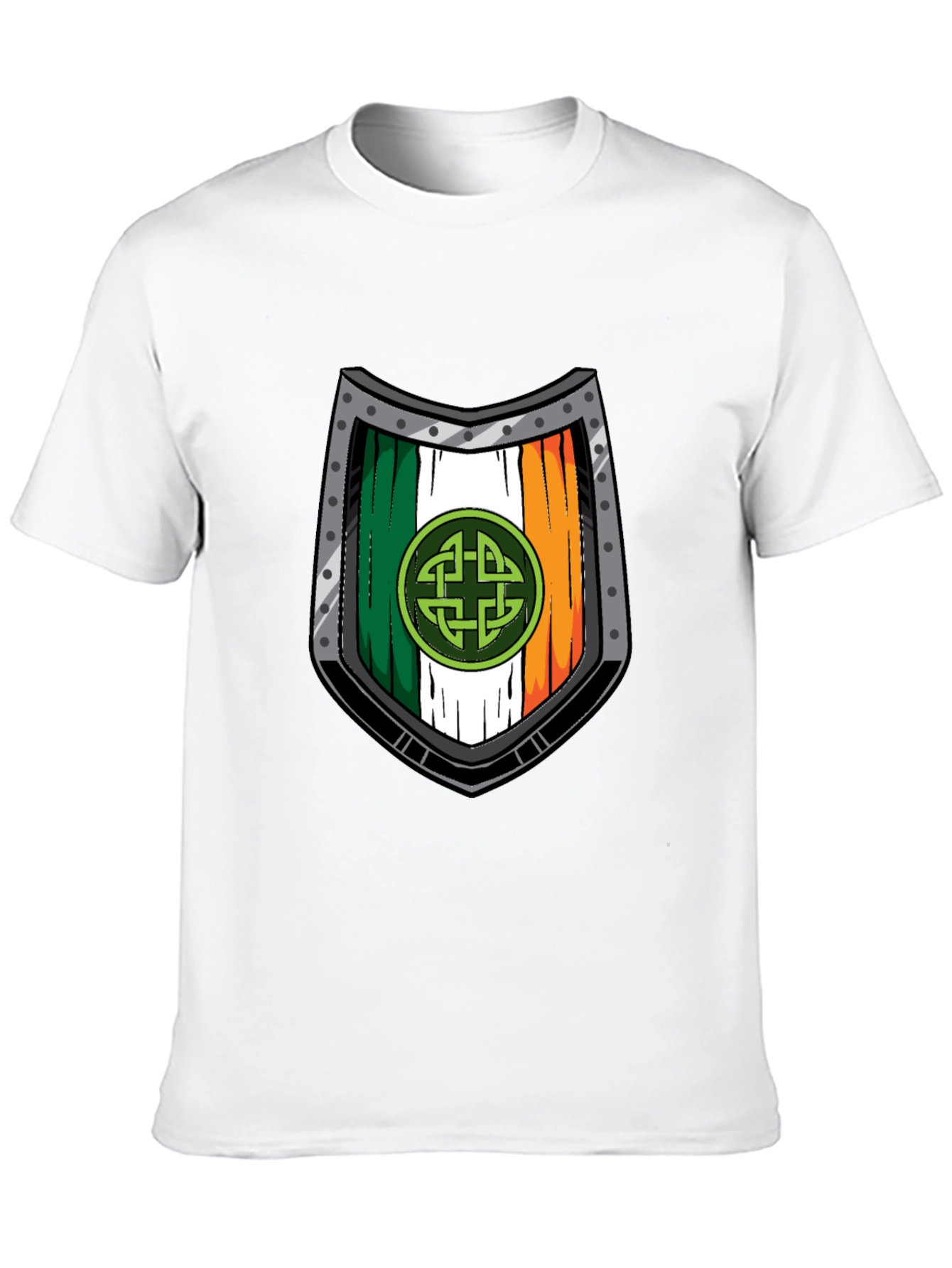 Irish Shield T-Shirt - Celtic Knot Design