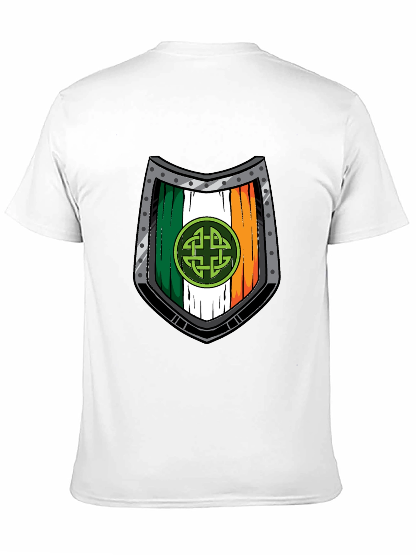Irish Shield T-Shirt - Celtic Knot Design