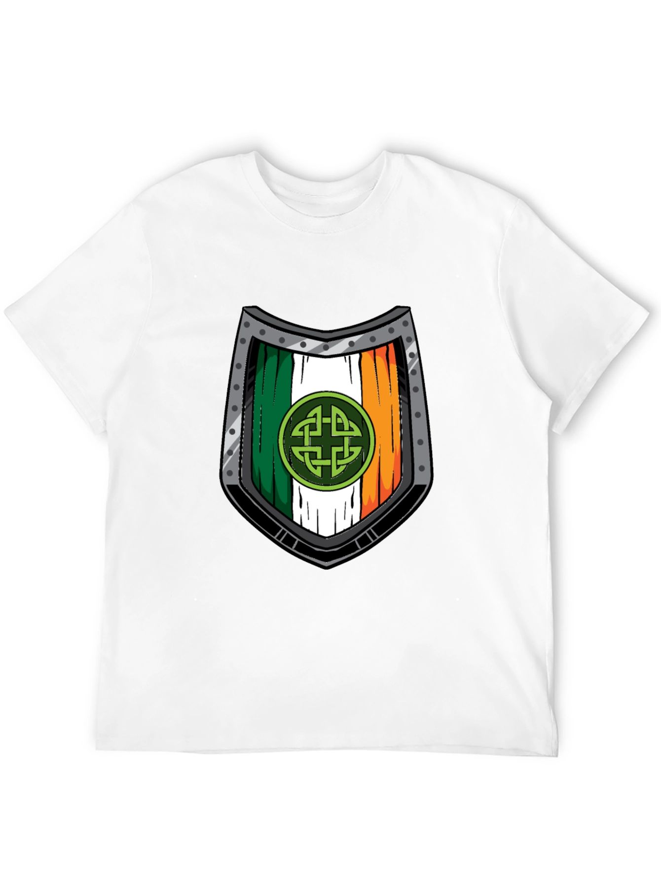 Irish Shield T-Shirt - Celtic Knot Design