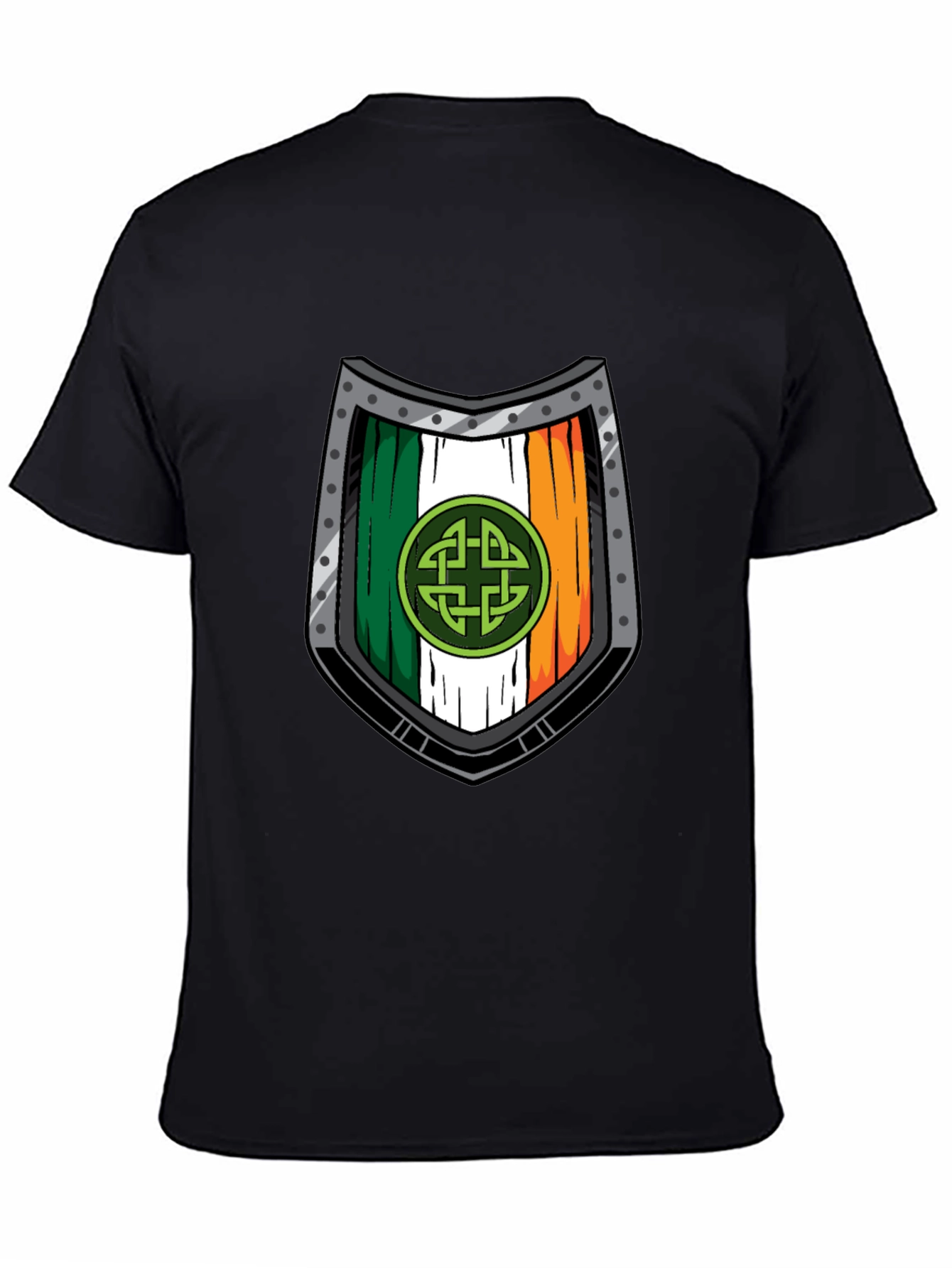 Irish Shield T-Shirt - Celtic Knot Design