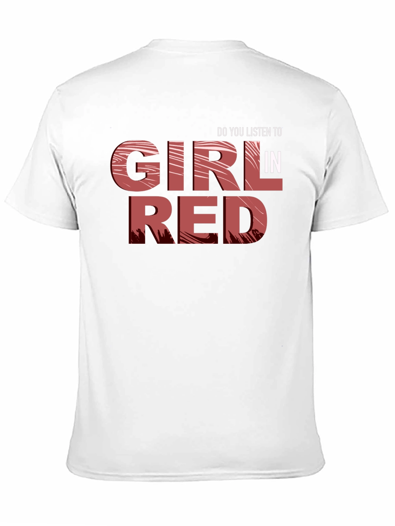 Girl In Red Music Band Graphic Black T-Shirt