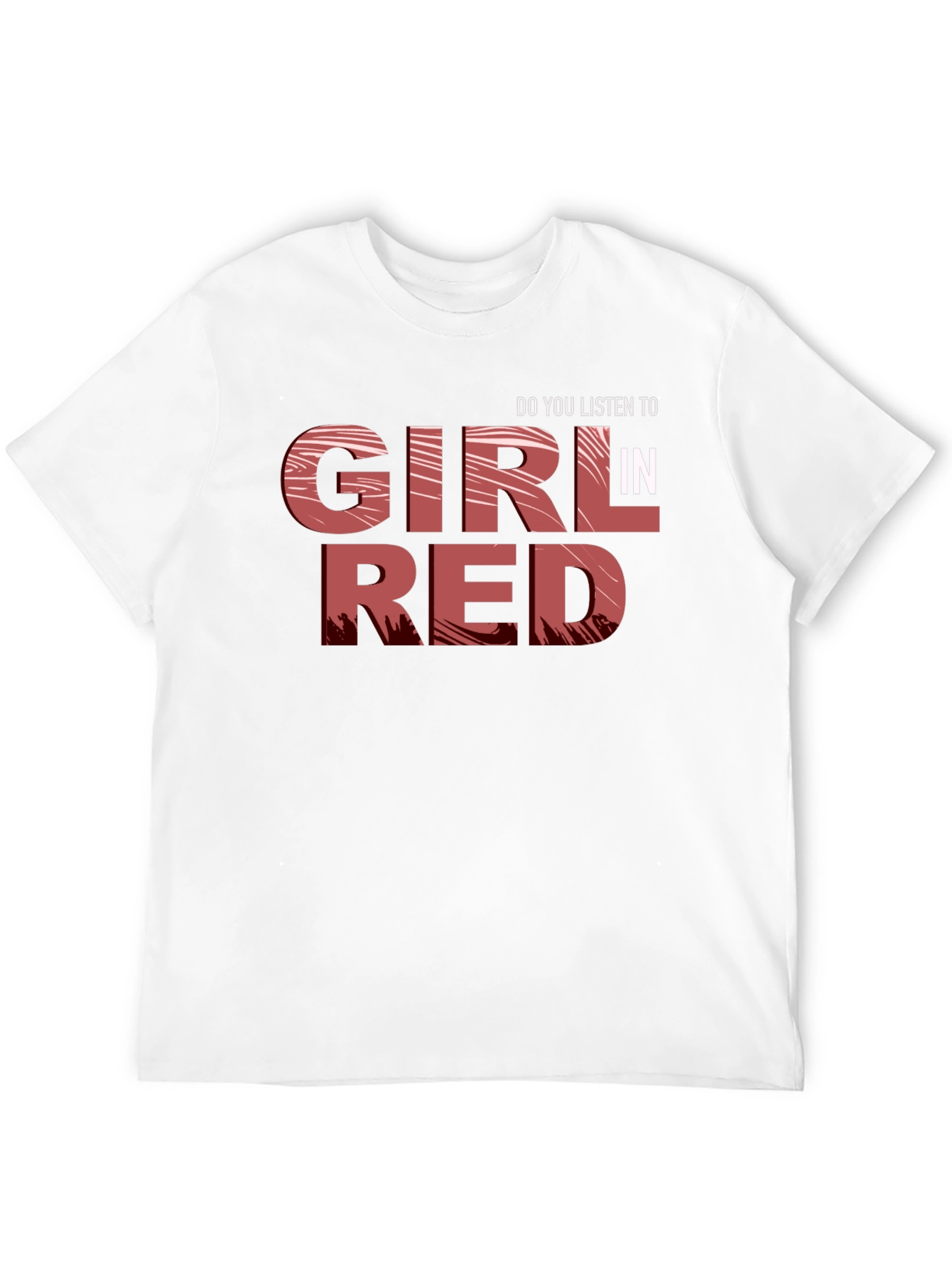 Girl In Red Music Band Graphic Black T-Shirt