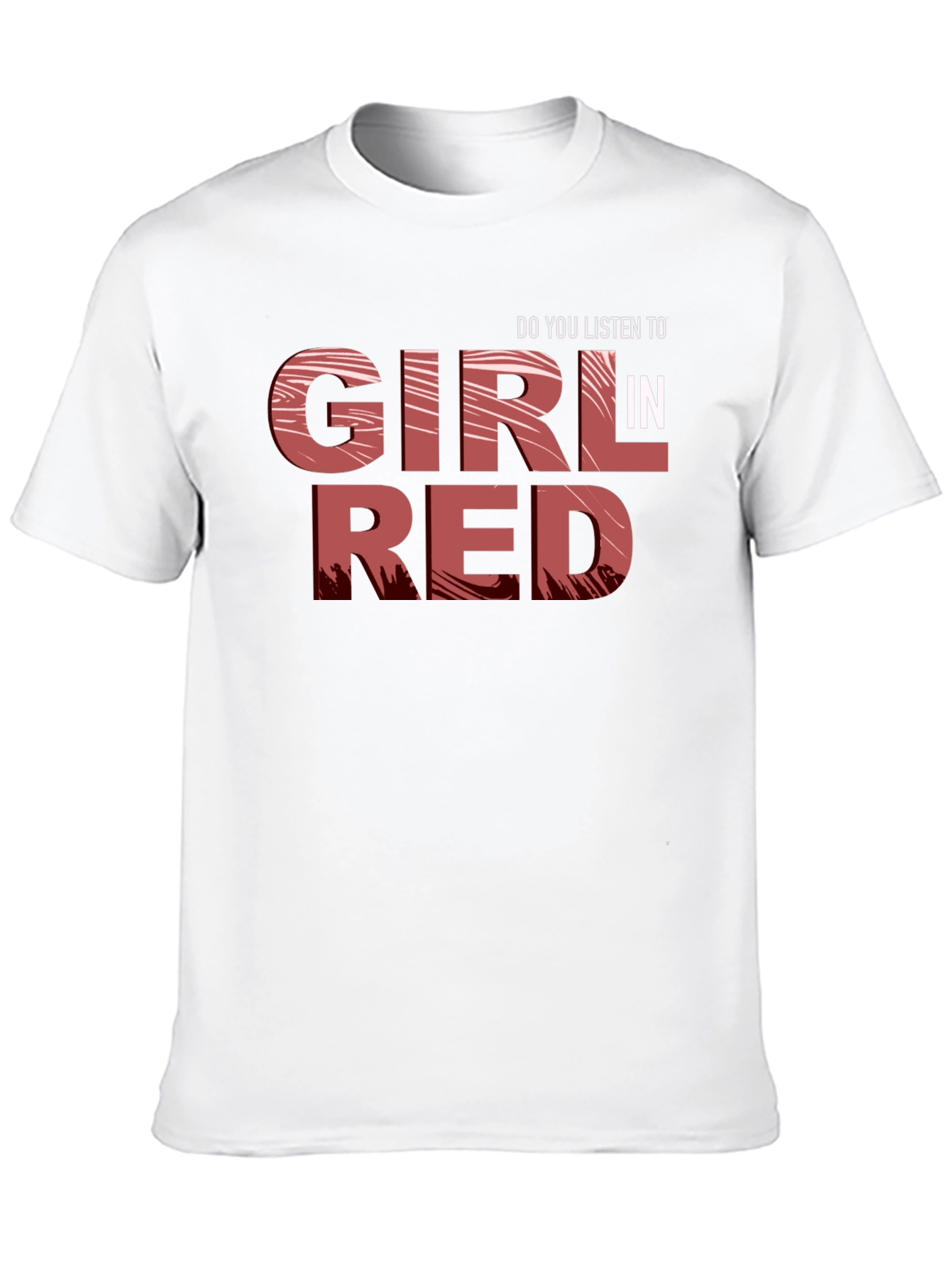 Girl In Red Music Band Graphic Black T-Shirt