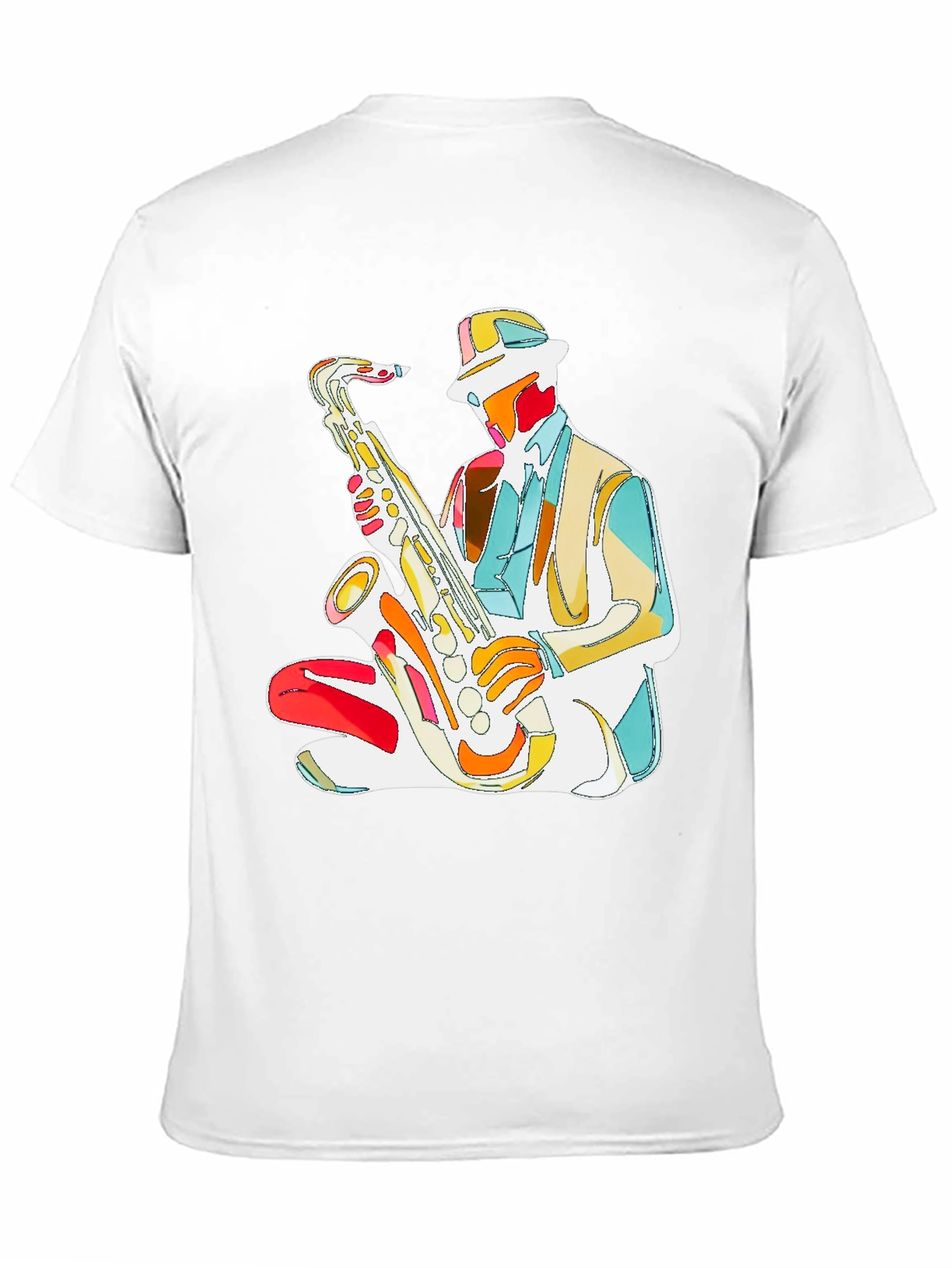 Jazz Saxophone T-Shirt - Stylish Musician Graphic Tee
