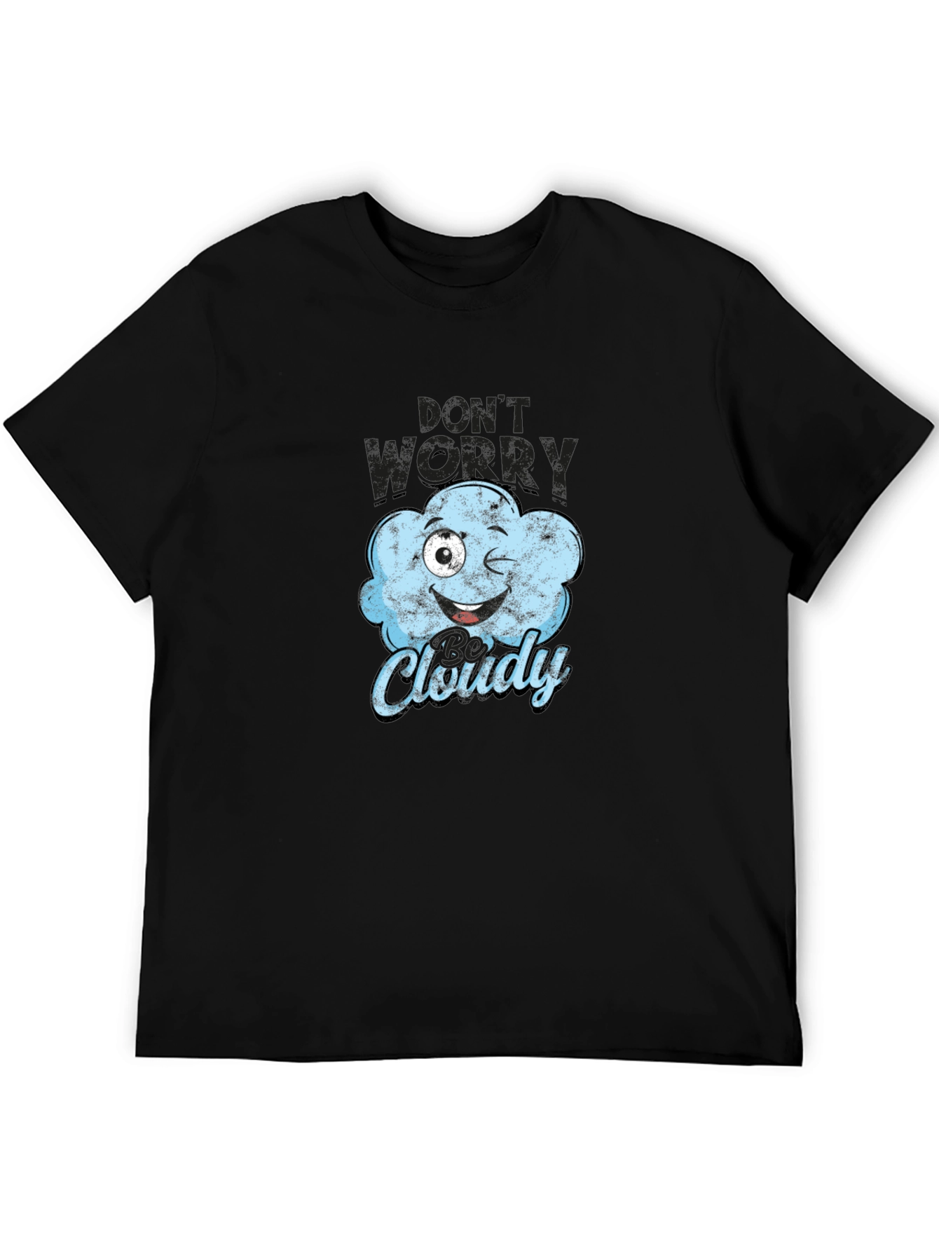 Funny Cloudy Weather Graphic T-Shirt