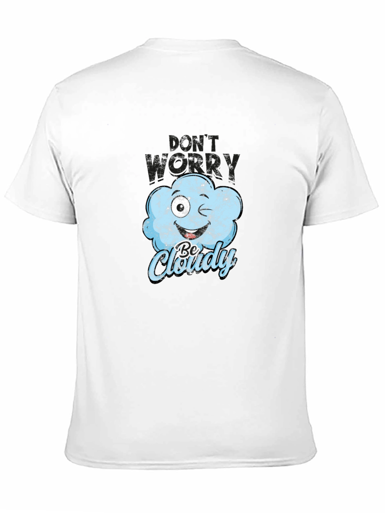 Funny Cloudy Weather Graphic T-Shirt