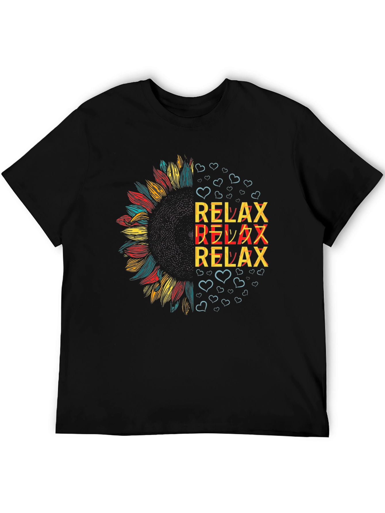 Relax Sunflower Graphic Tee