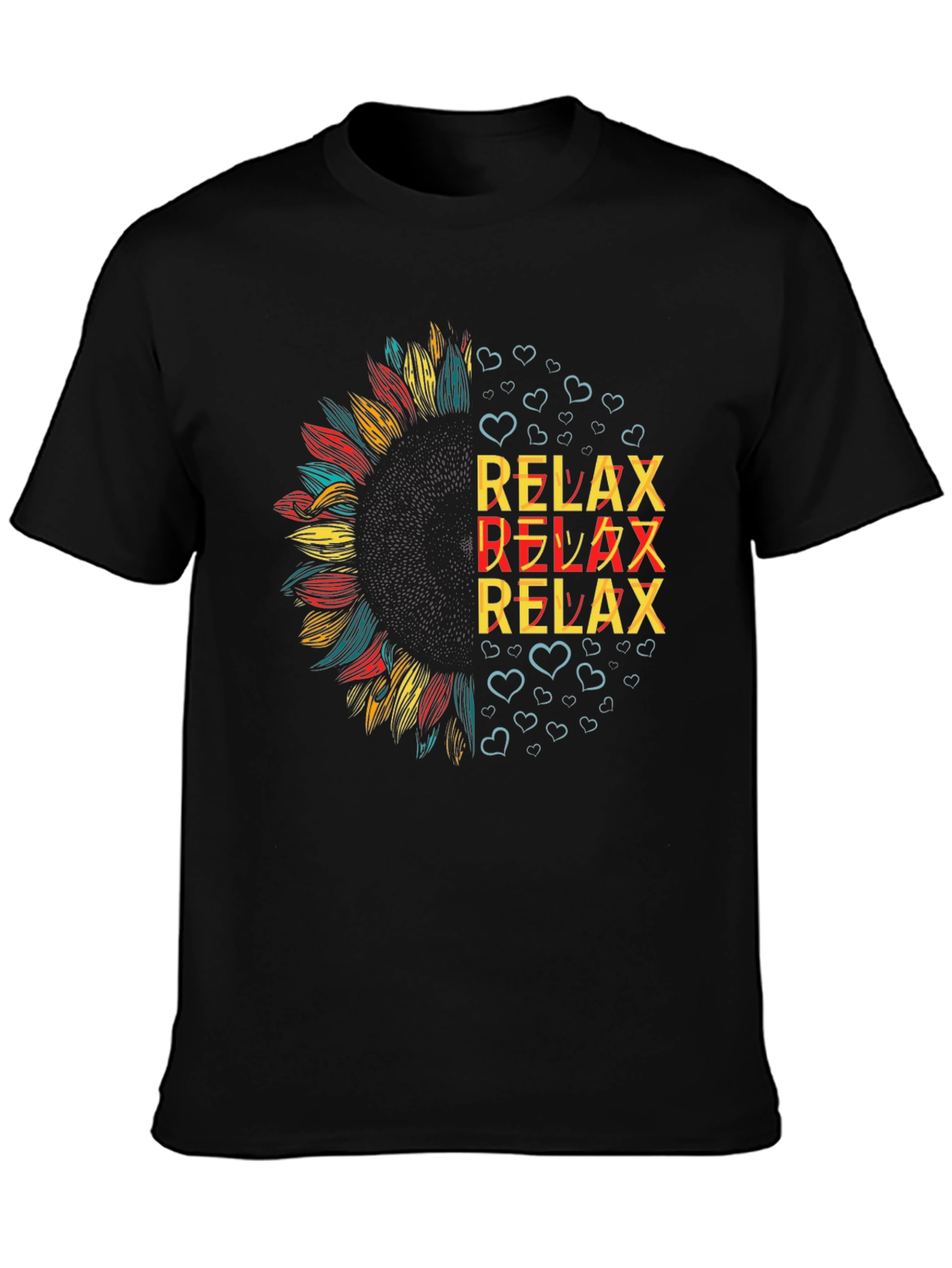 Relax Sunflower Graphic Tee