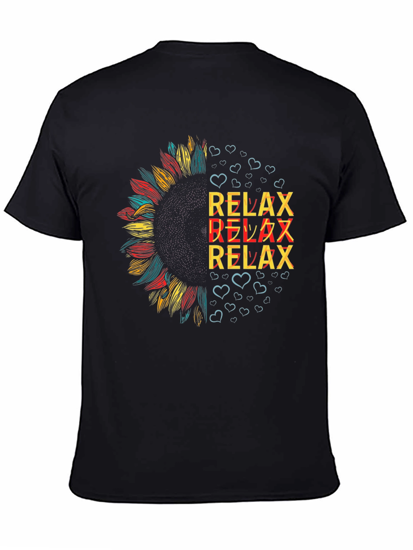 Relax Sunflower Graphic Tee