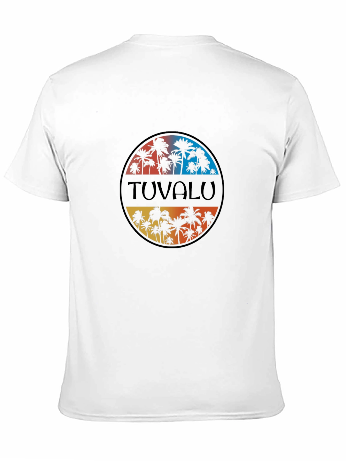 Tuvalu Palm Tree Graphic Tee