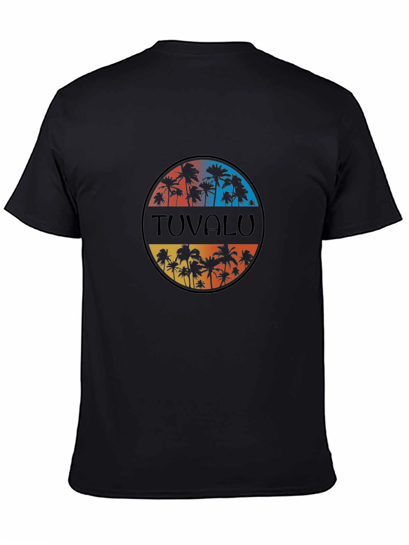 Tuvalu Palm Tree Graphic Tee