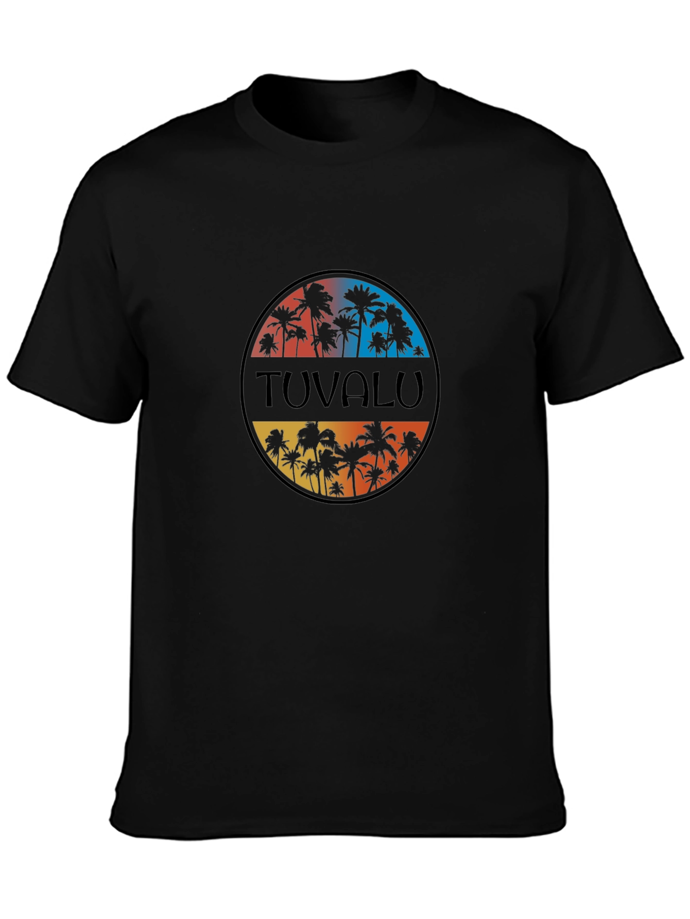 Tuvalu Palm Tree Graphic Tee