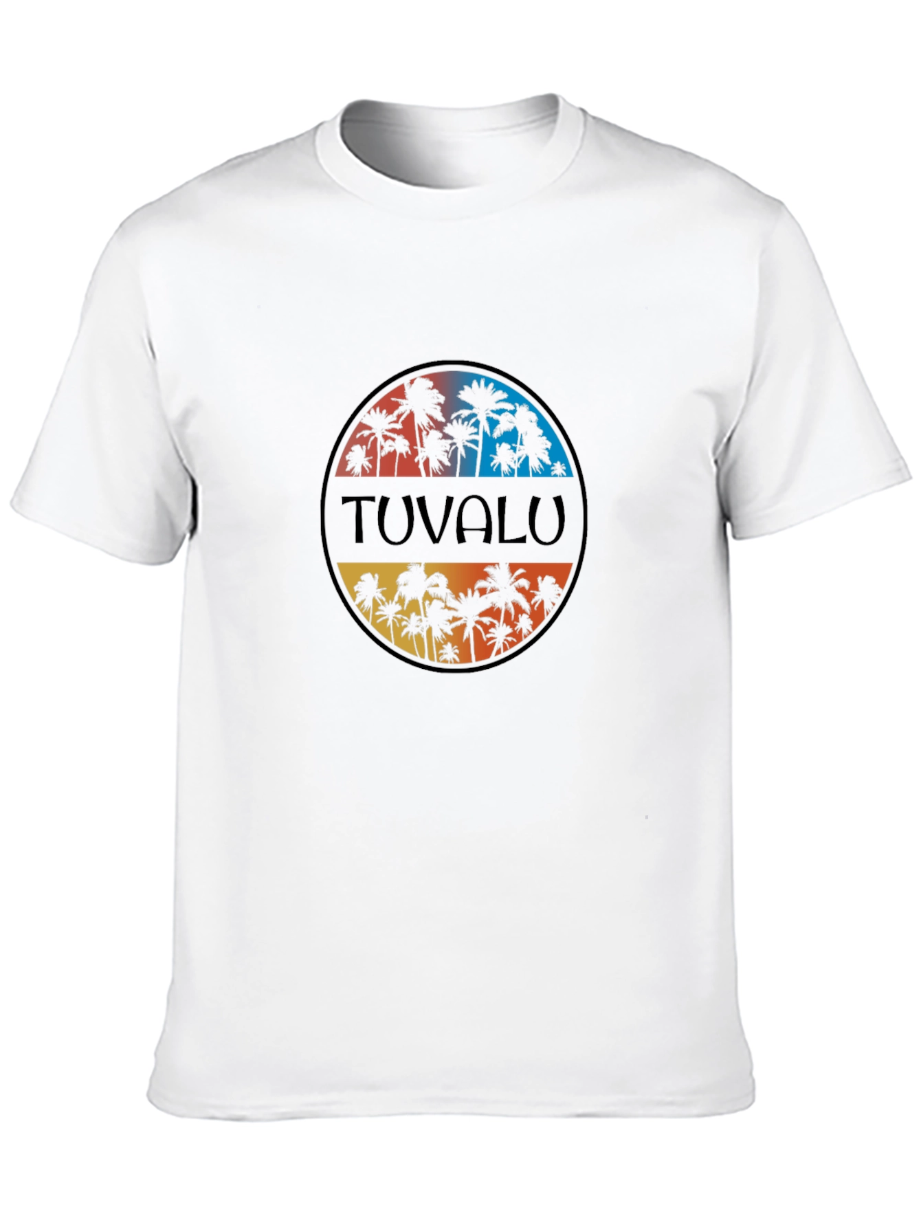 Tuvalu Palm Tree Graphic Tee