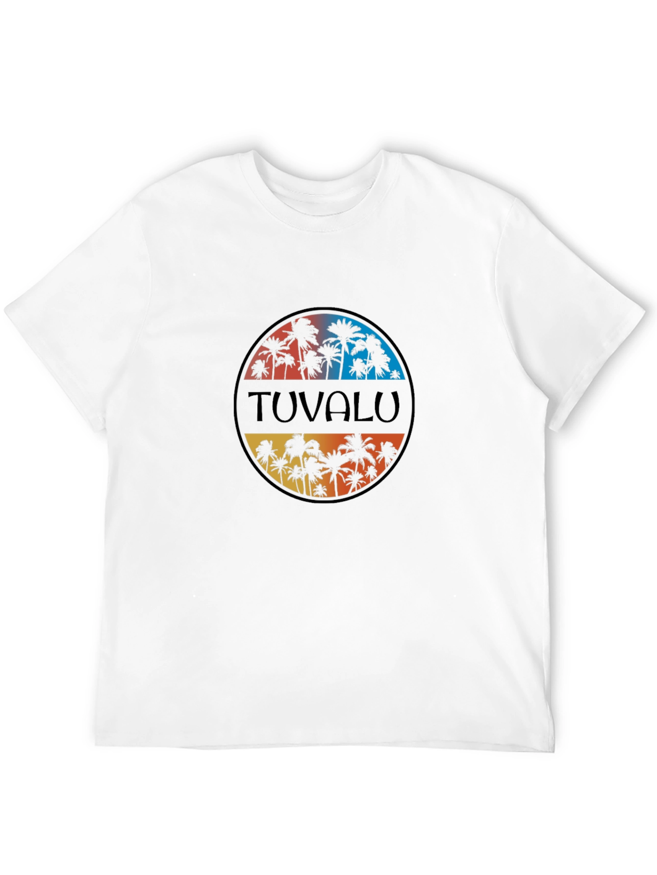 Tuvalu Palm Tree Graphic Tee