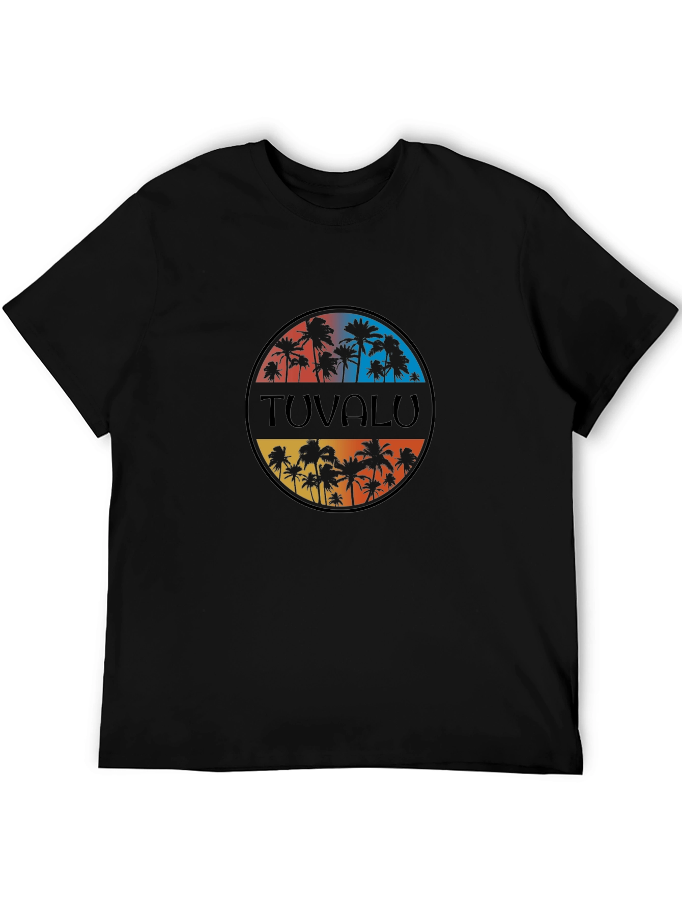 Tuvalu Palm Tree Graphic Tee