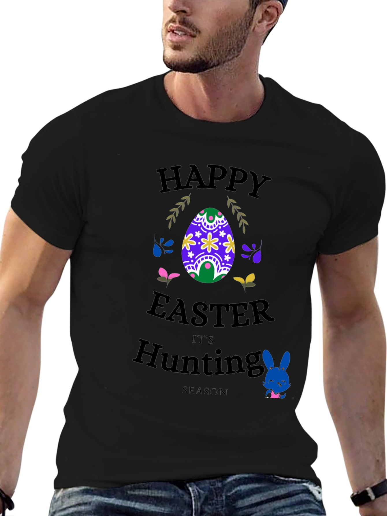 Happy Easter Hunting Season Graphic Tee