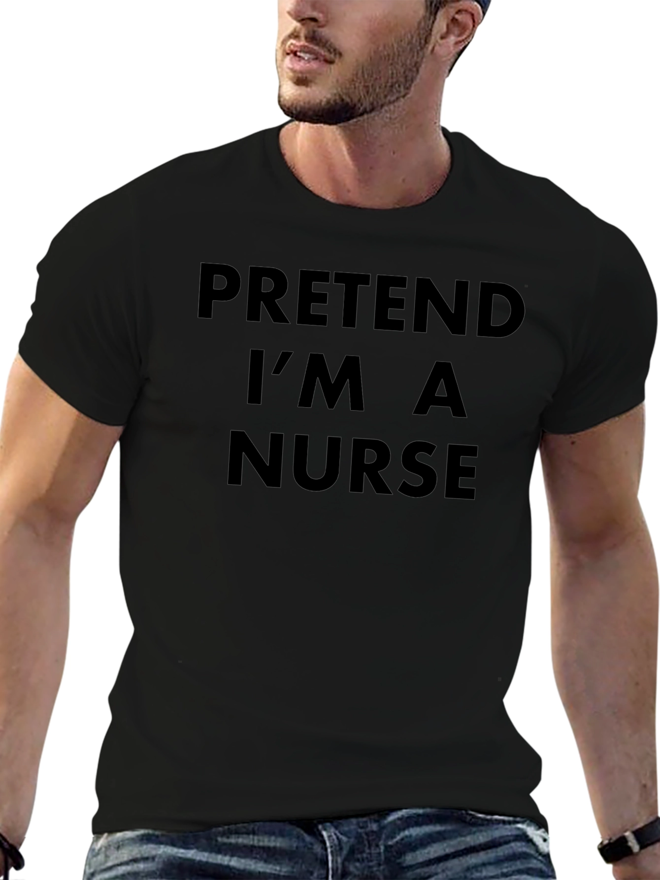 Pretend Im A Nurse T-Shirt - Funny Lazy Costume