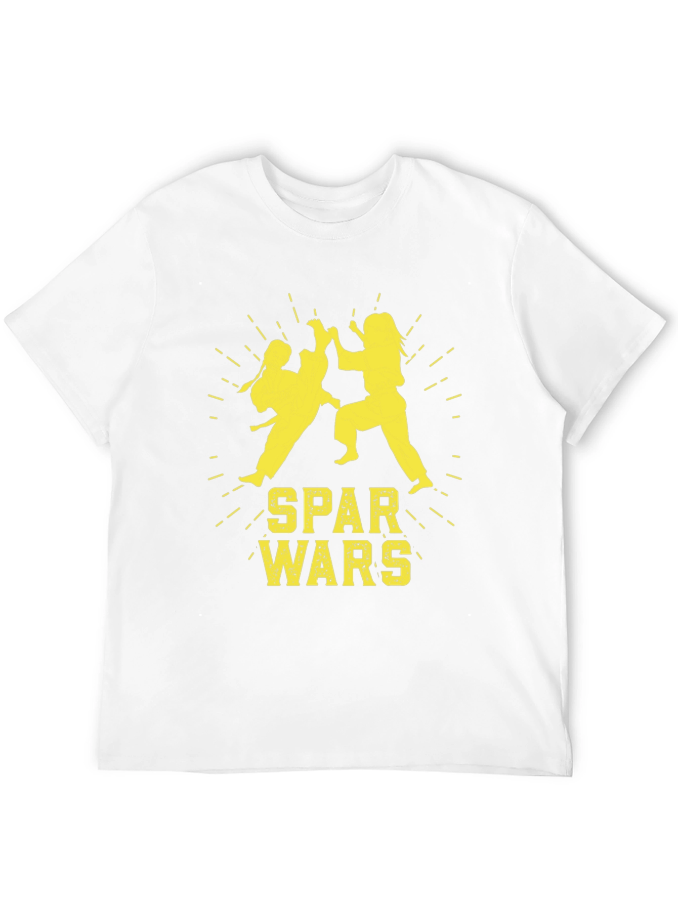 Spar Wars Black T-Shirt - Martial Arts Combat Tee