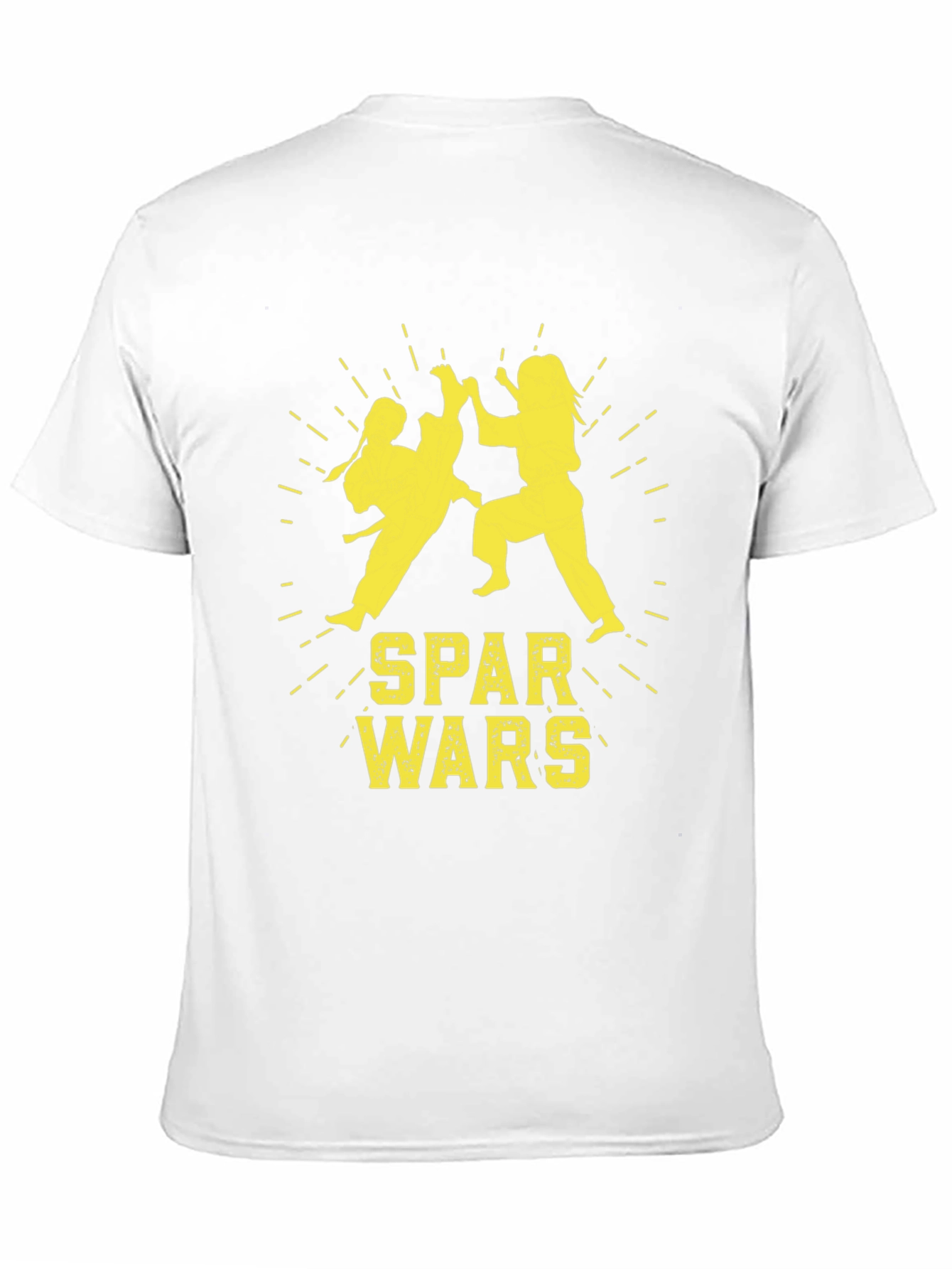 Spar Wars Black T-Shirt - Martial Arts Combat Tee