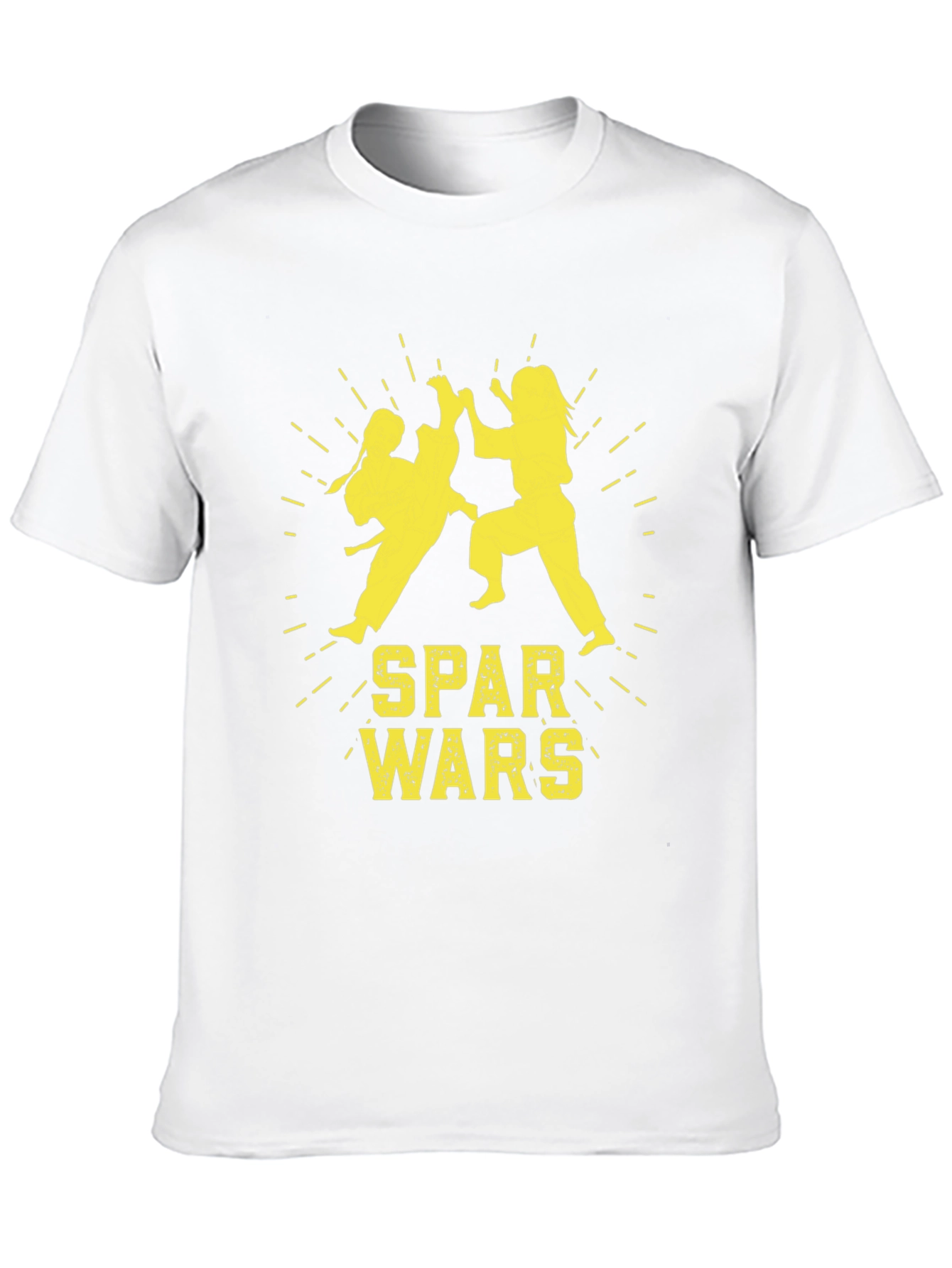 Spar Wars Black T-Shirt - Martial Arts Combat Tee