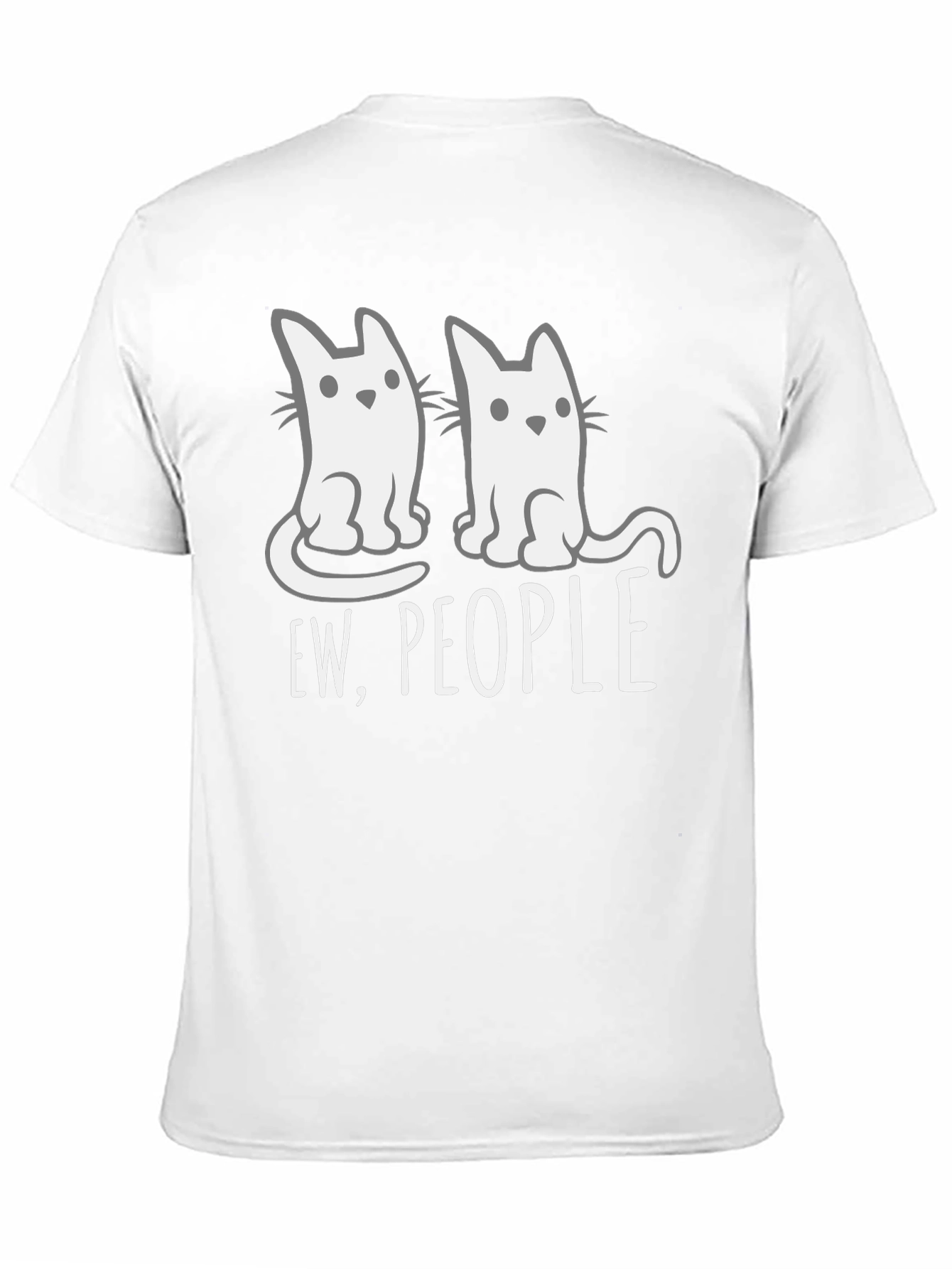 Ew People Cat T-Shirt - Funny Graphic Tee