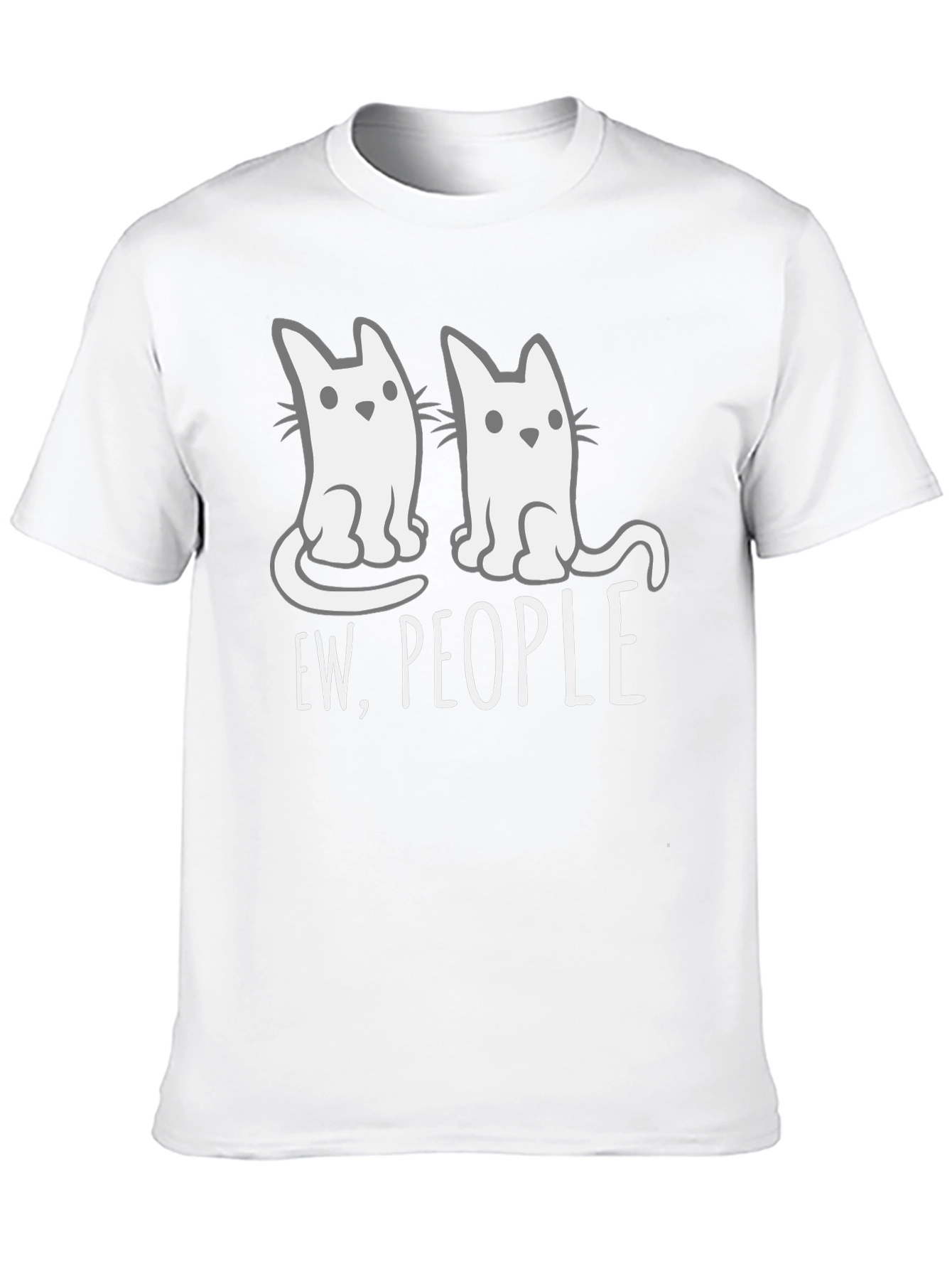 Ew People Cat T-Shirt - Funny Graphic Tee