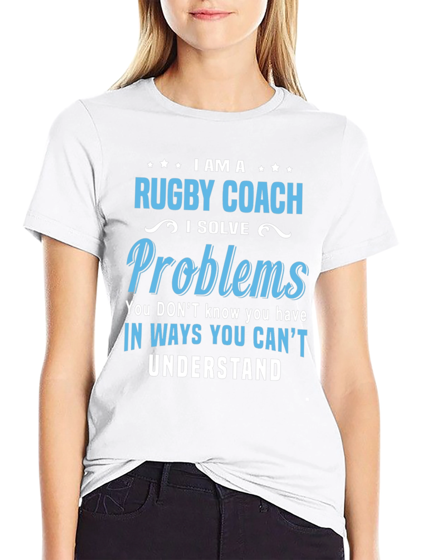 Rugby Coach Problem Solver T-Shirt