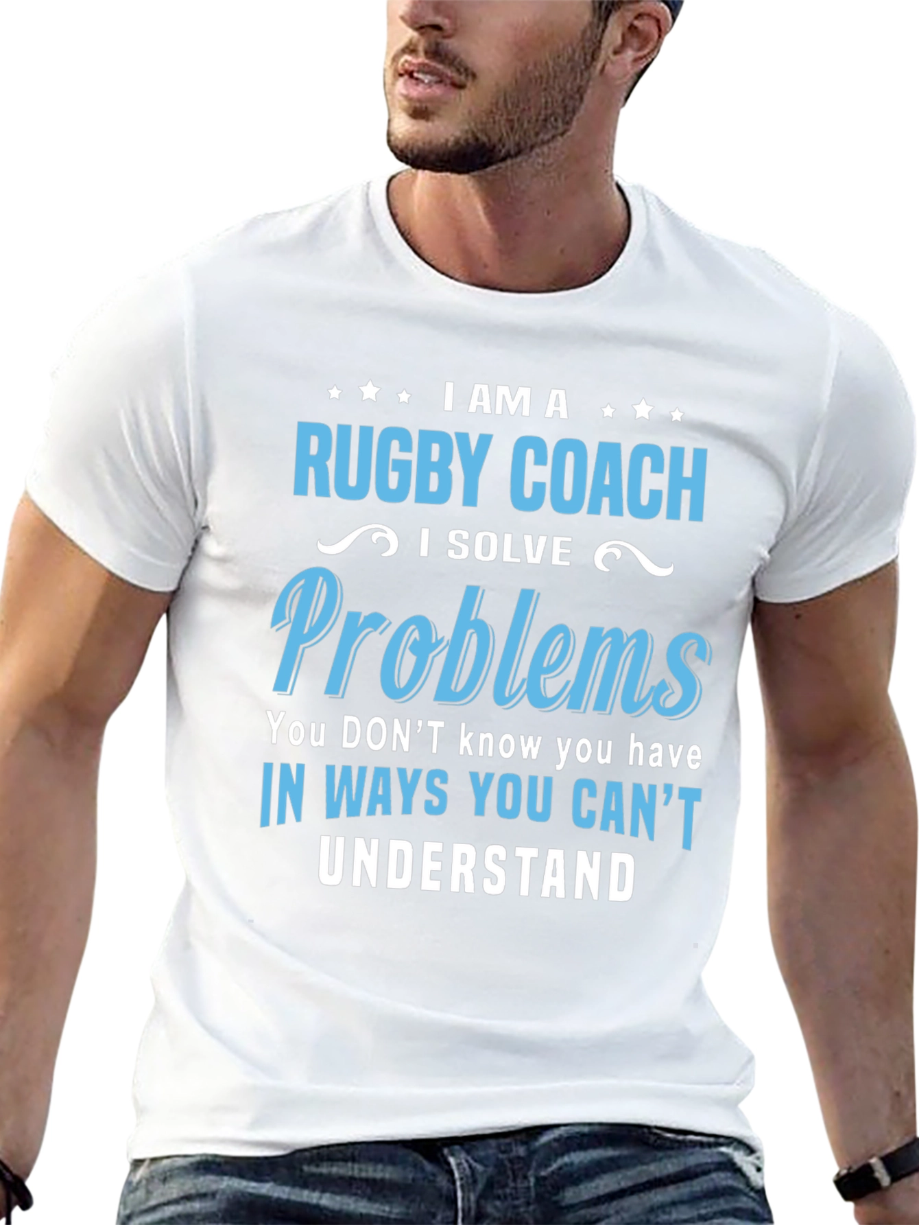Rugby Coach Problem Solver T-Shirt