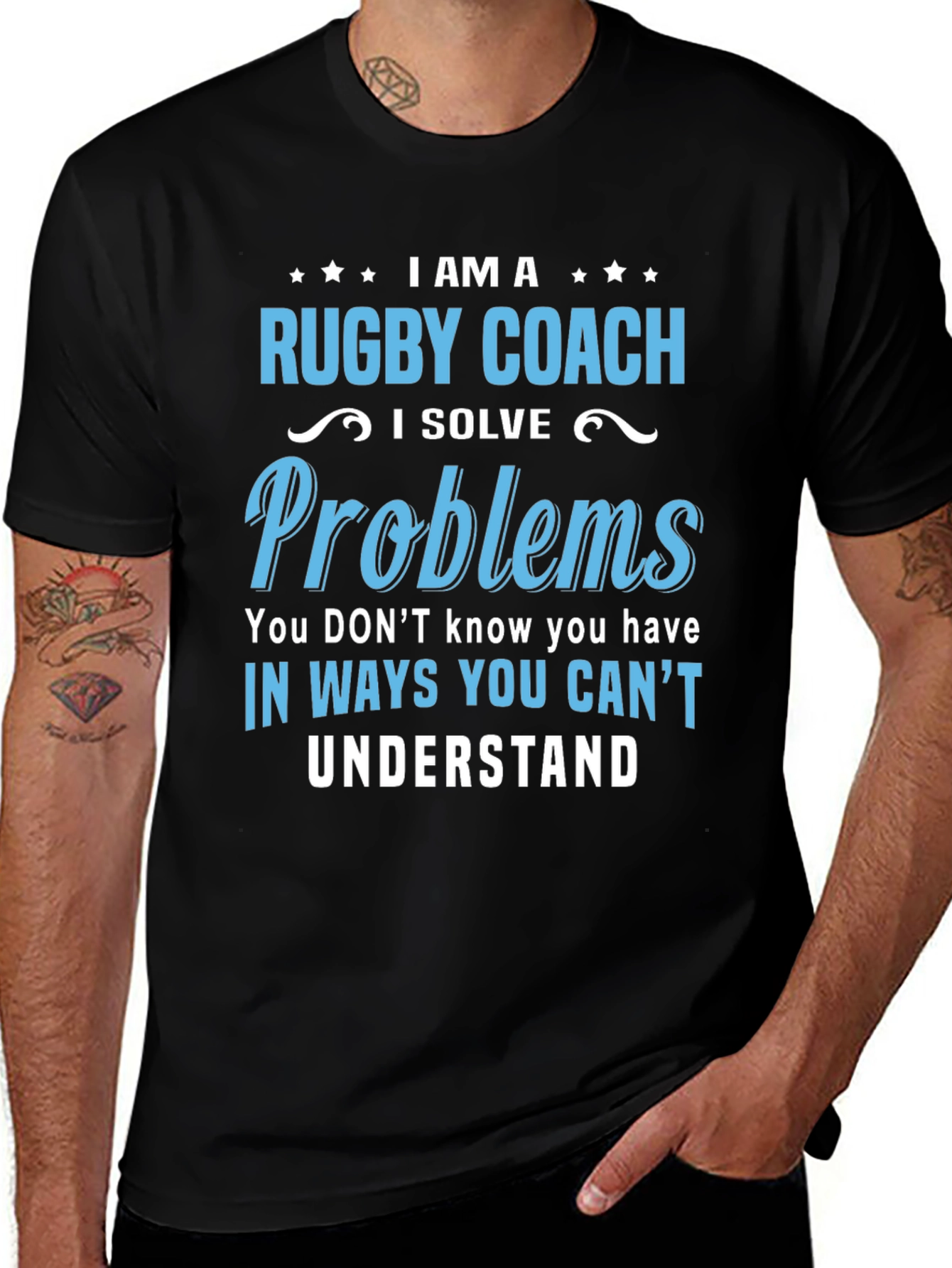 Rugby Coach Problem Solver T-Shirt