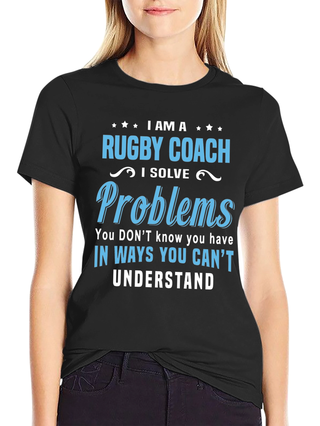 Rugby Coach Problem Solver T-Shirt