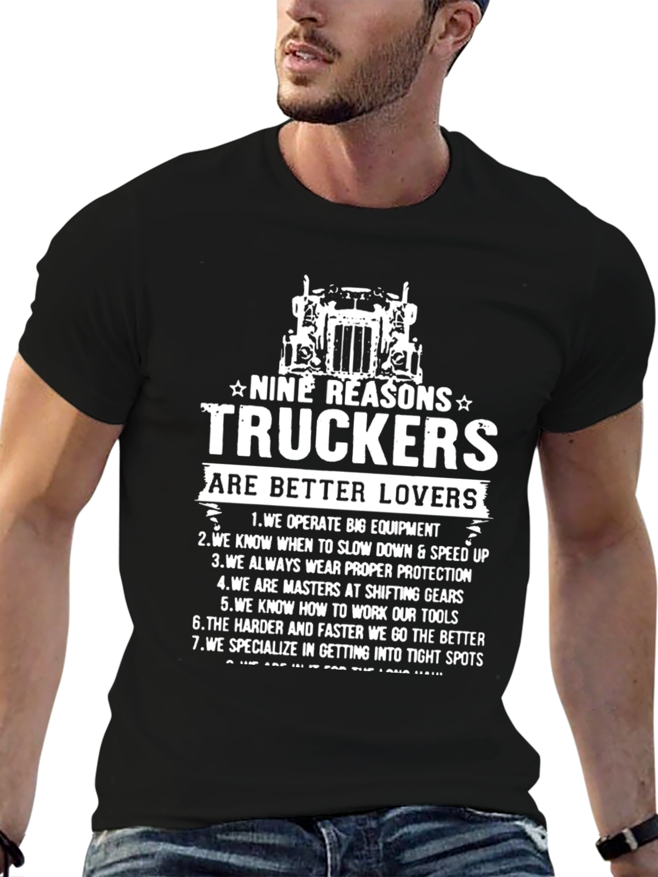 Trucker Lovers T-Shirt - 9 Reasons