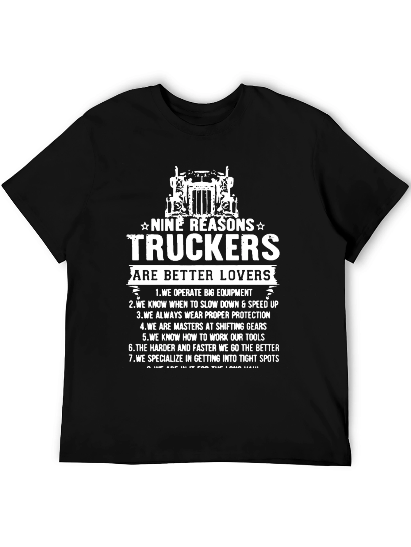 Trucker Lovers T-Shirt - 9 Reasons