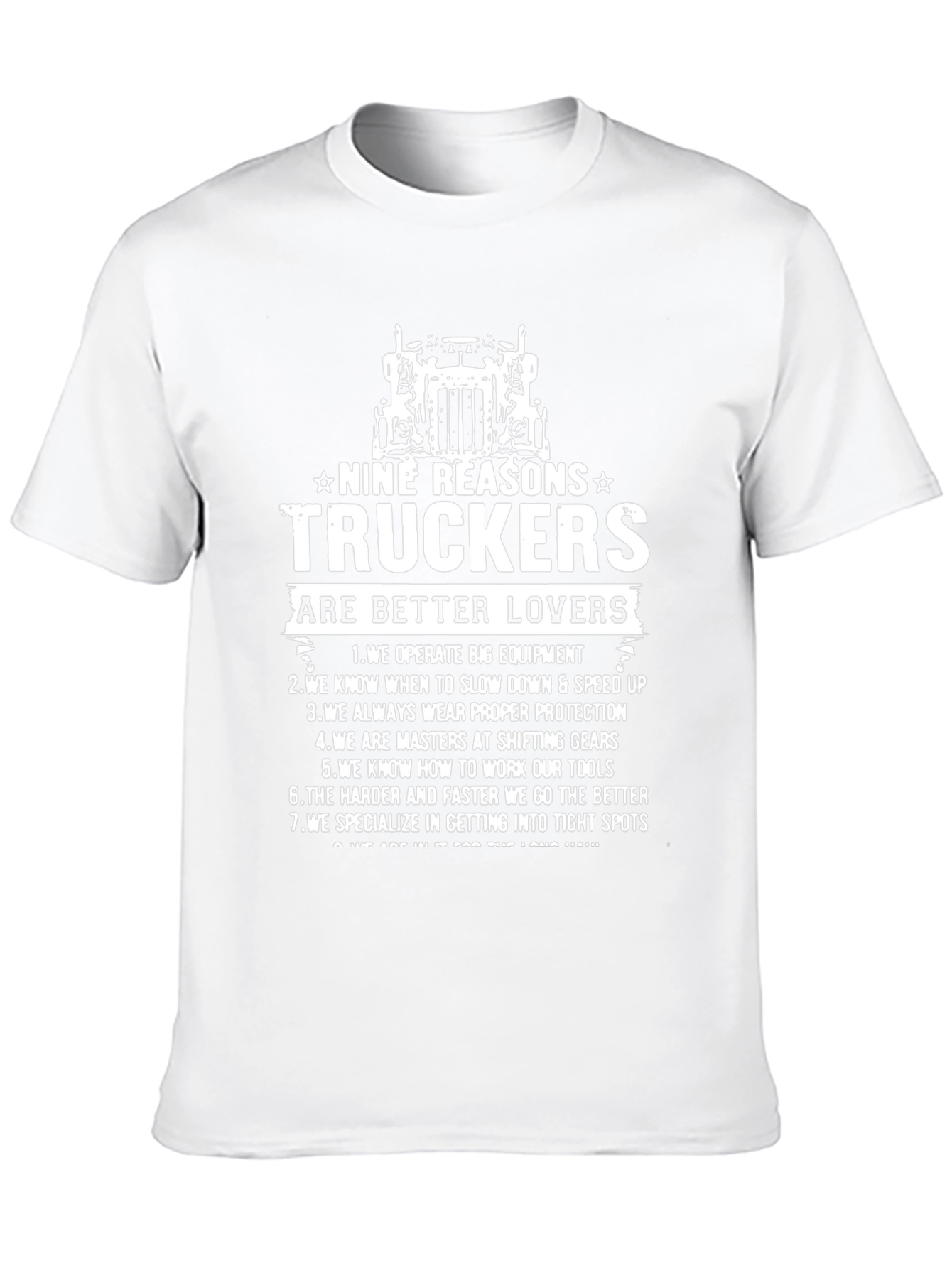 Trucker Lovers T-Shirt - 9 Reasons