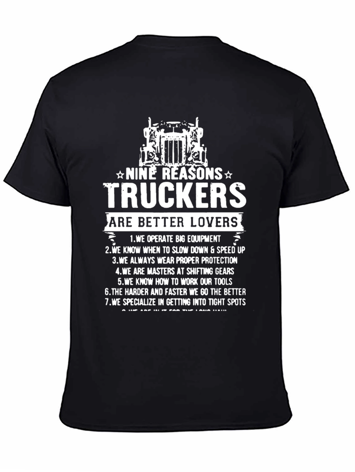 Trucker Lovers T-Shirt - 9 Reasons