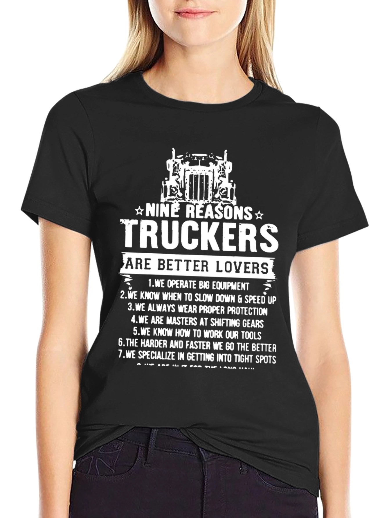 Trucker Lovers T-Shirt - 9 Reasons
