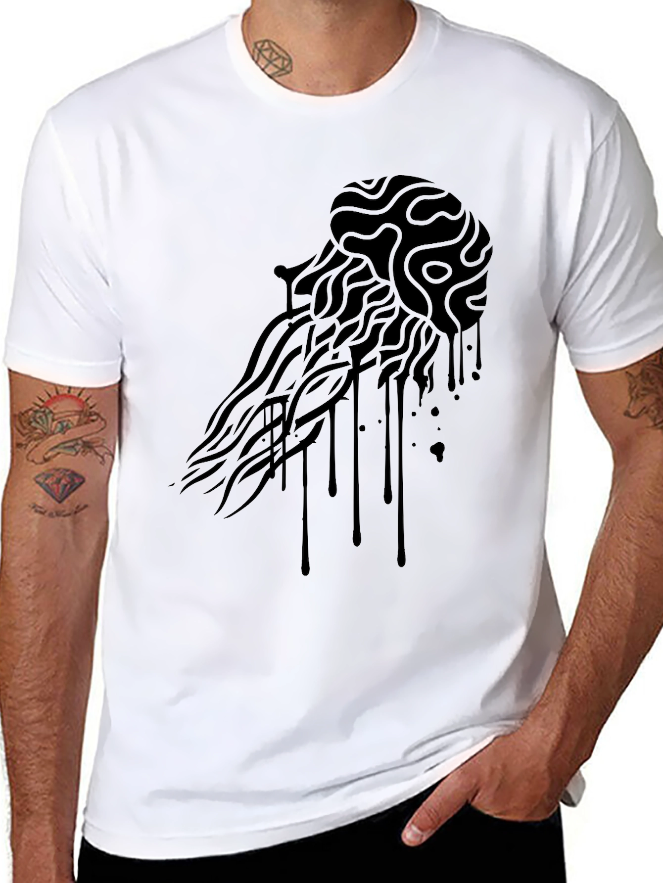 Jellyfish Graphic Tee - Modern Streetwear Style