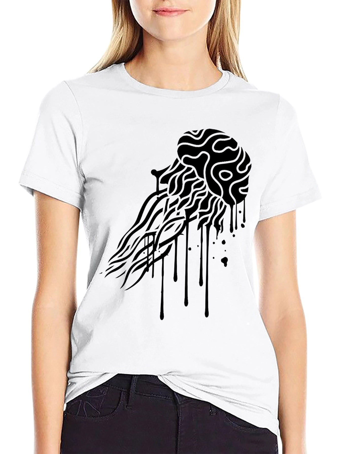 Jellyfish Graphic Tee - Modern Streetwear Style