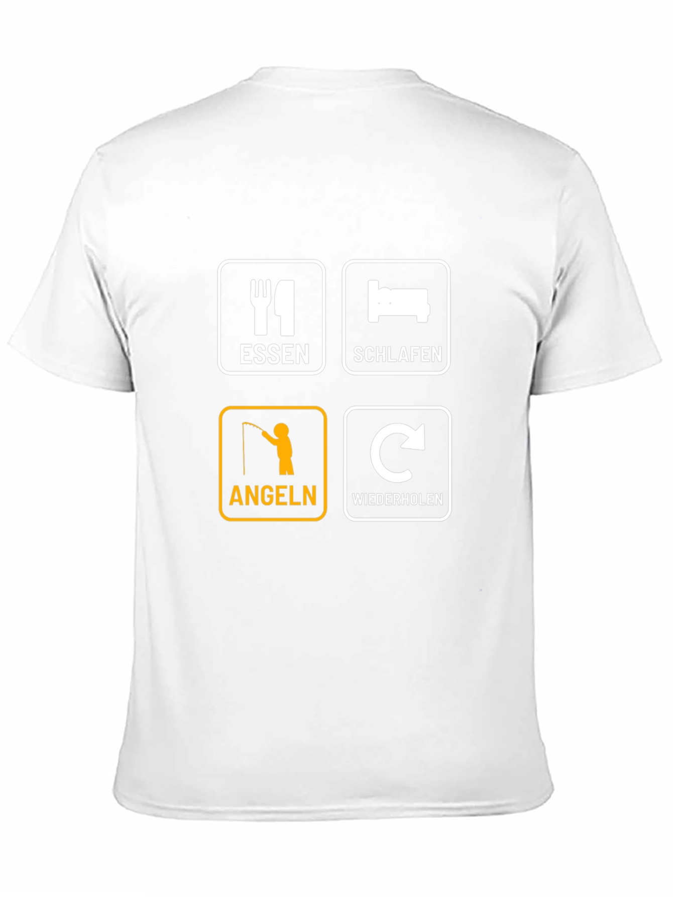 Eat Sleep Fish Repeat T-Shirt - Angeln Essen Schlafen
