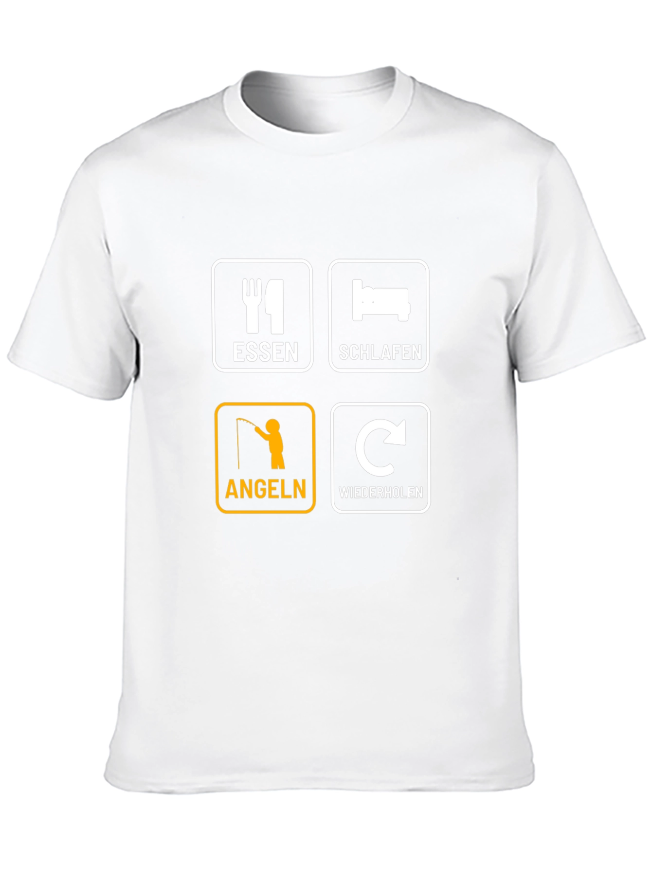 Eat Sleep Fish Repeat T-Shirt - Angeln Essen Schlafen