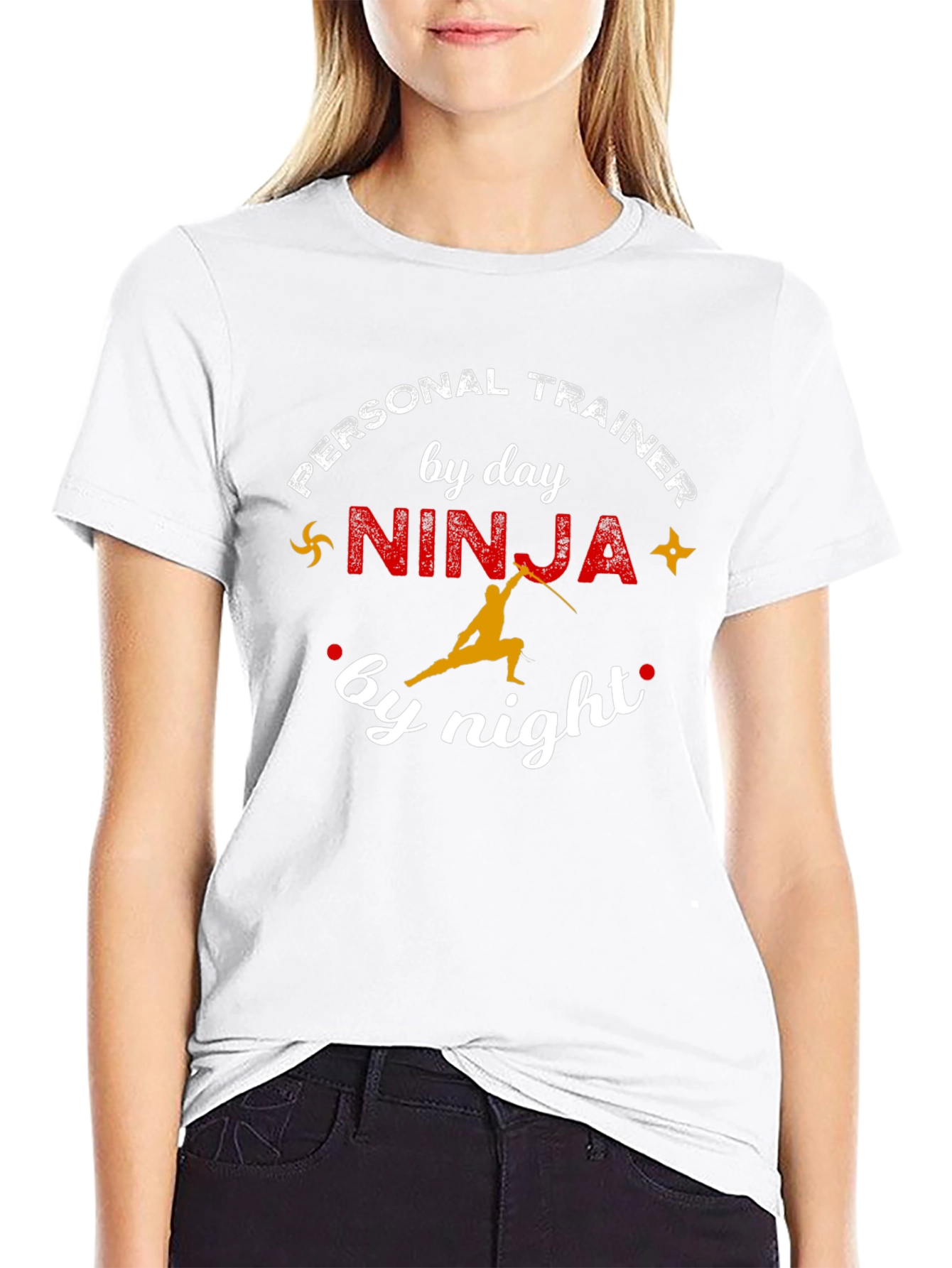 Personal Trainer Ninja T-Shirt Funny Gym Workout Tee