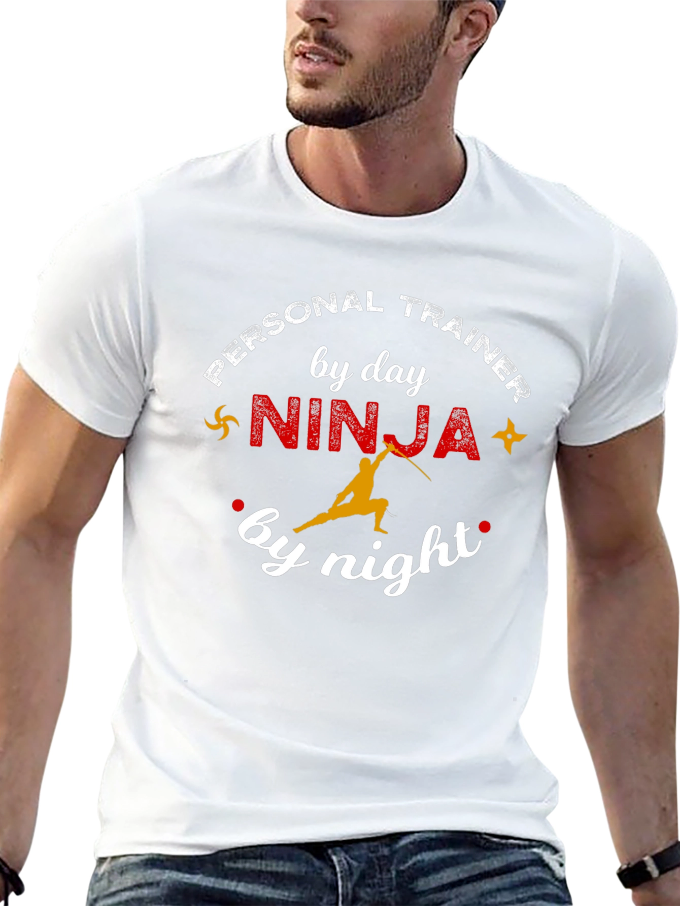 Personal Trainer Ninja T-Shirt Funny Gym Workout Tee
