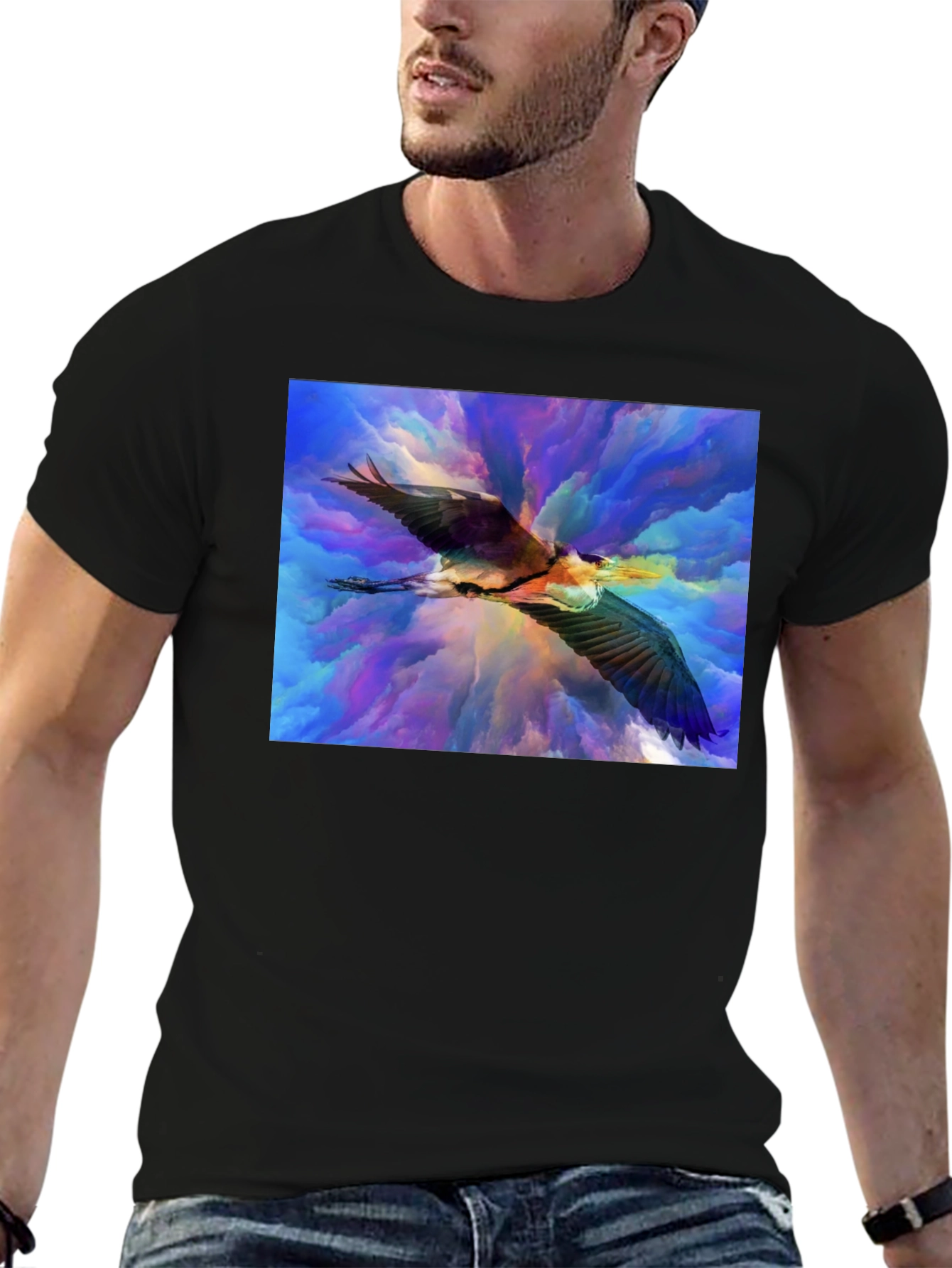 Heron Flight Graphic Tee
