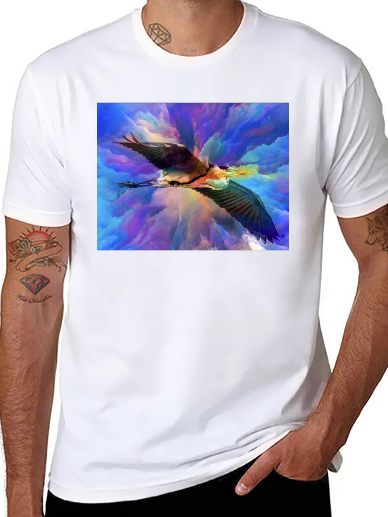 Heron Flight Graphic Tee